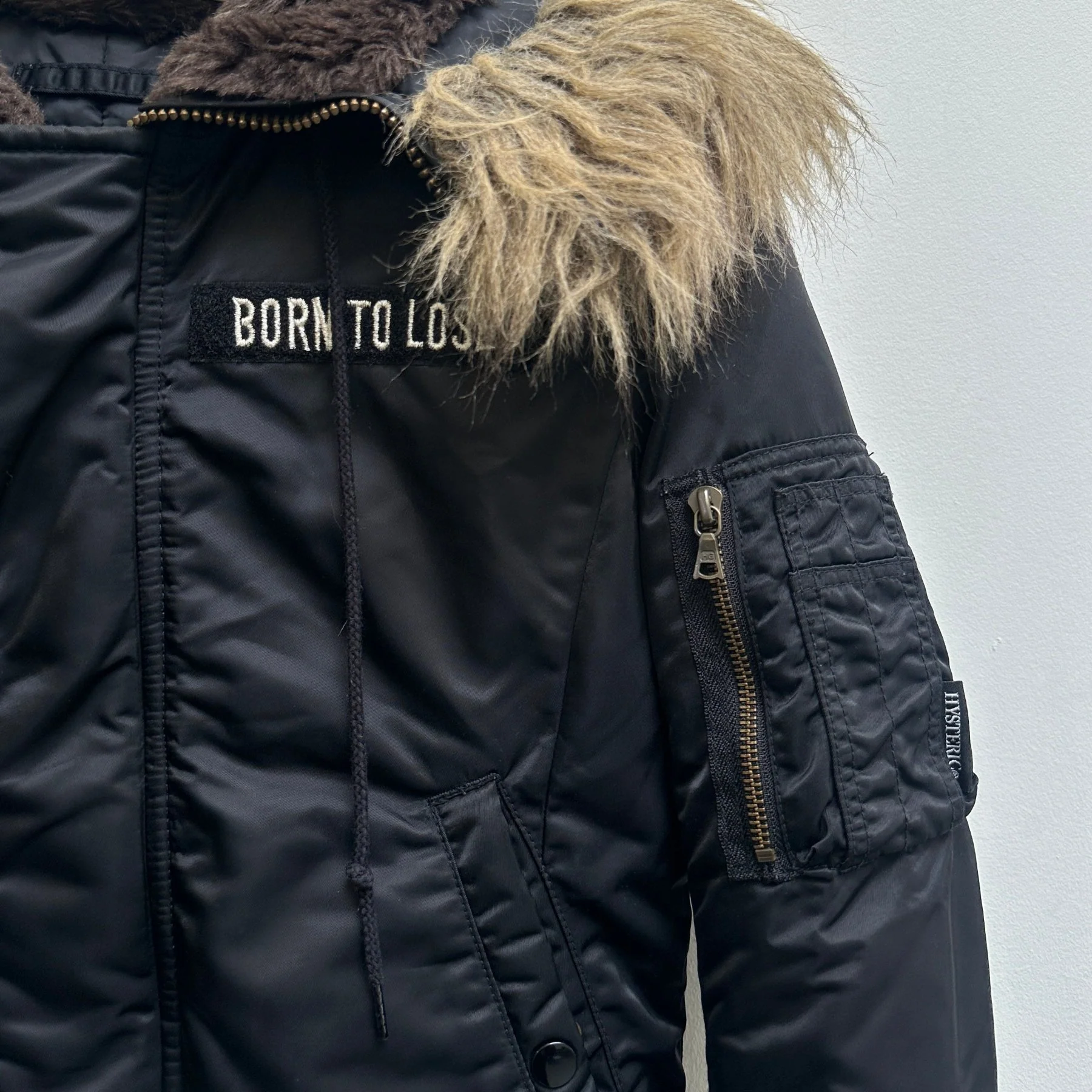 00s Hysteric Glamour 2AB “BORN TO LOSE” Bomber Jacket - Image 4