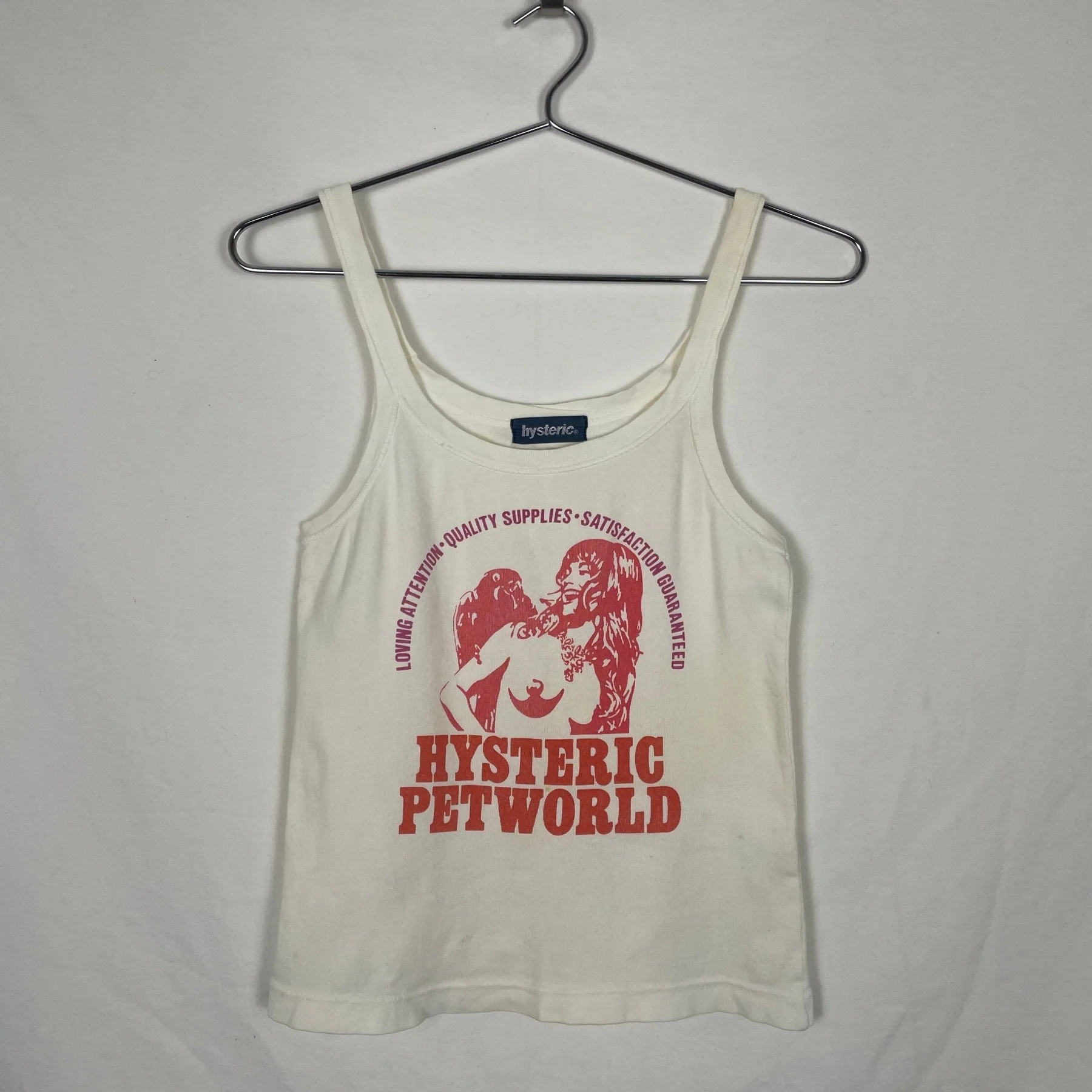 90s Hysteric Glamour Petworld Graphic Tank Top