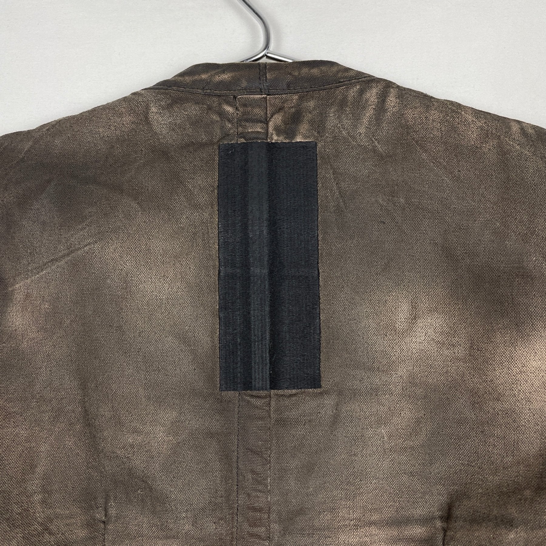 FW05 Rick Owens Slab Oiled Denim Jacket - Image 5