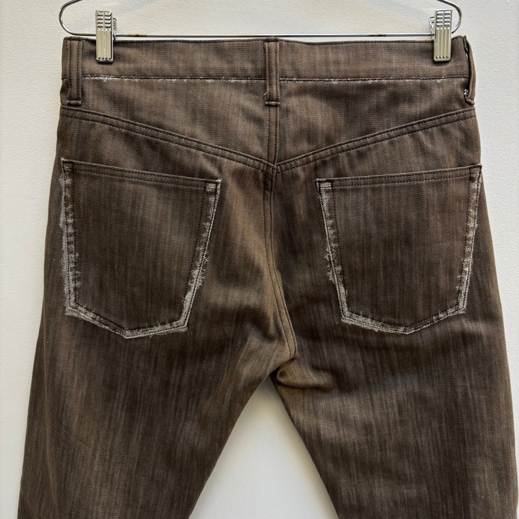 Issey Miyake Mudwash Straight Leg Jeans - Image 7