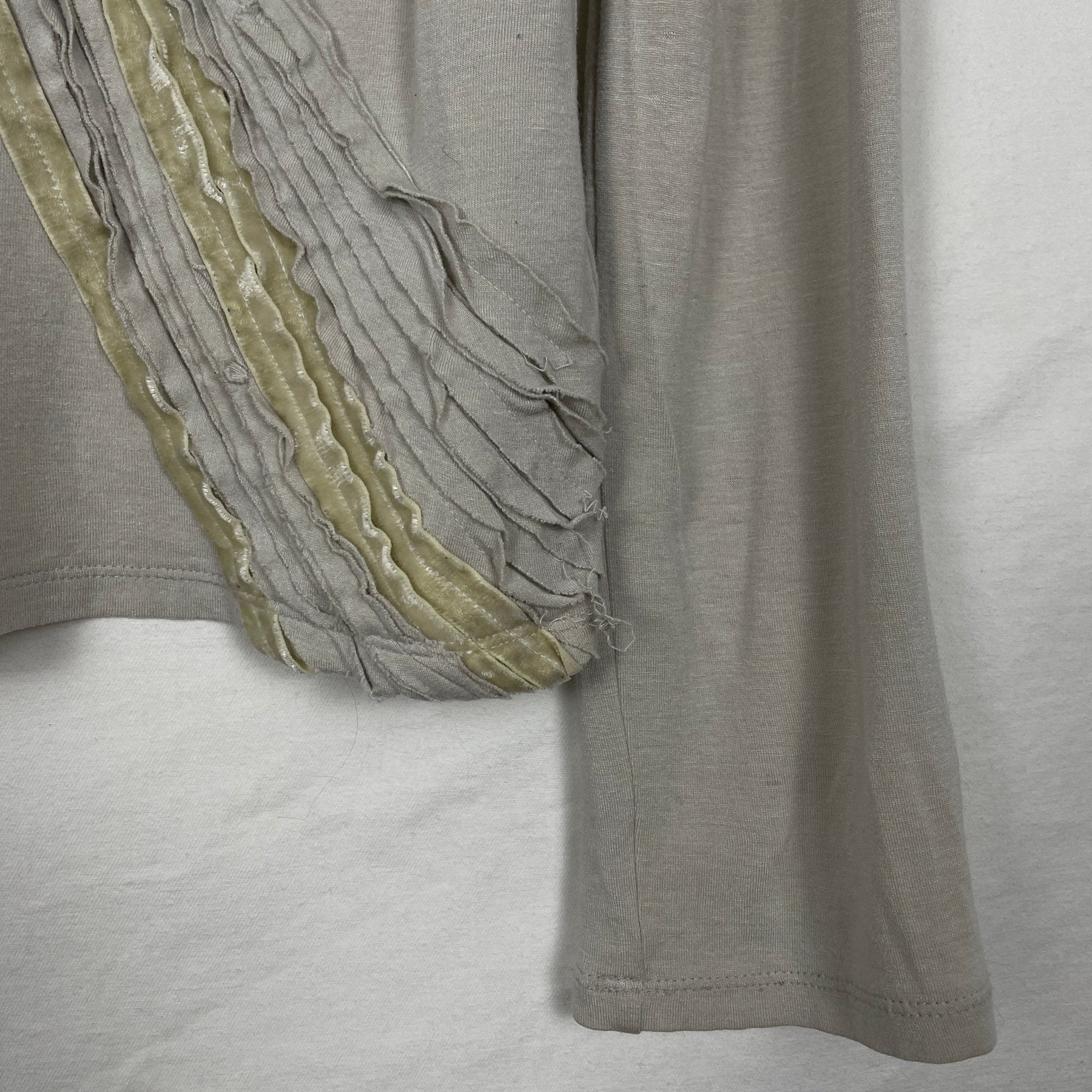 Issey Miyake Ruffle Longsleeve Top - Image 3