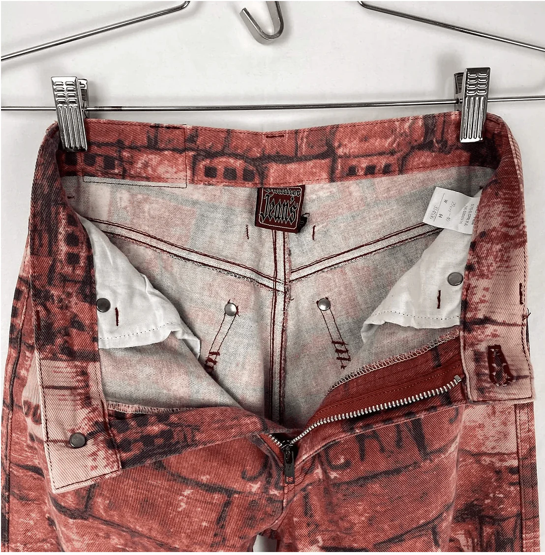 Jean Paul Gaultier Brick Wall Print Jeans - Image 6