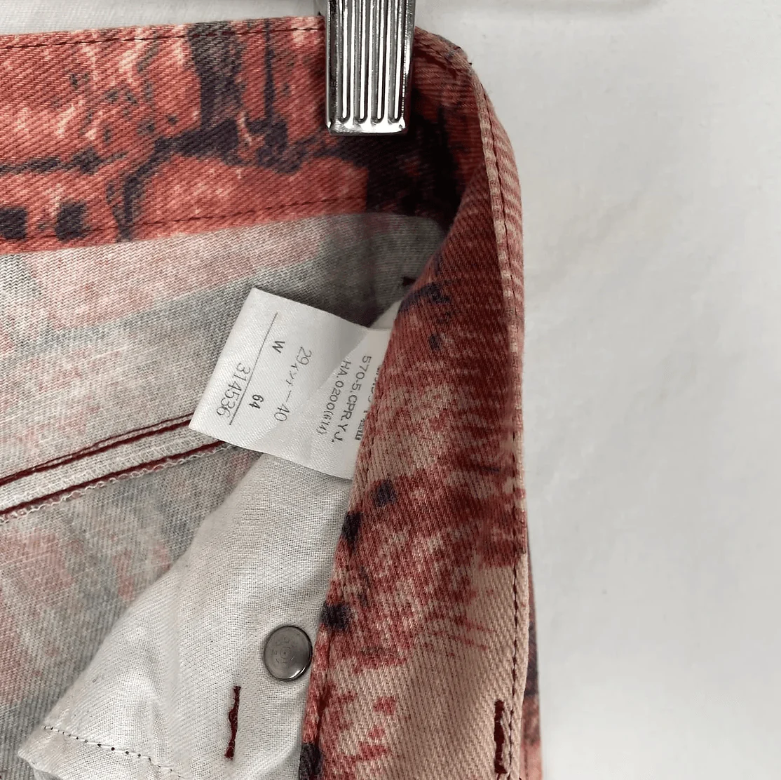 Jean Paul Gaultier Brick Wall Print Jeans - Image 7