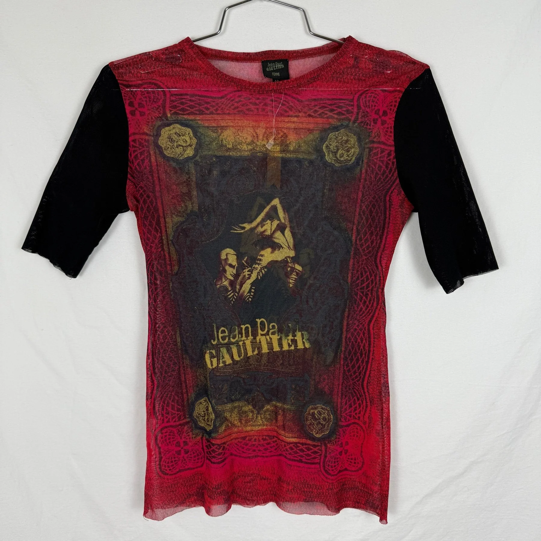 Jean Paul Gaultier Femme Micro Mesh T-shirt