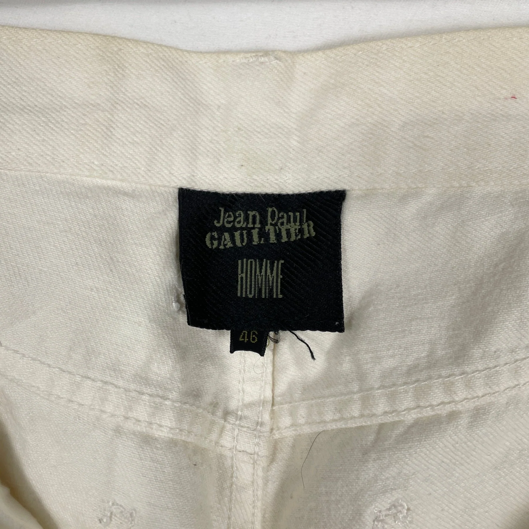 Jean Paul Gaultier Homme White Jeans - Image 8