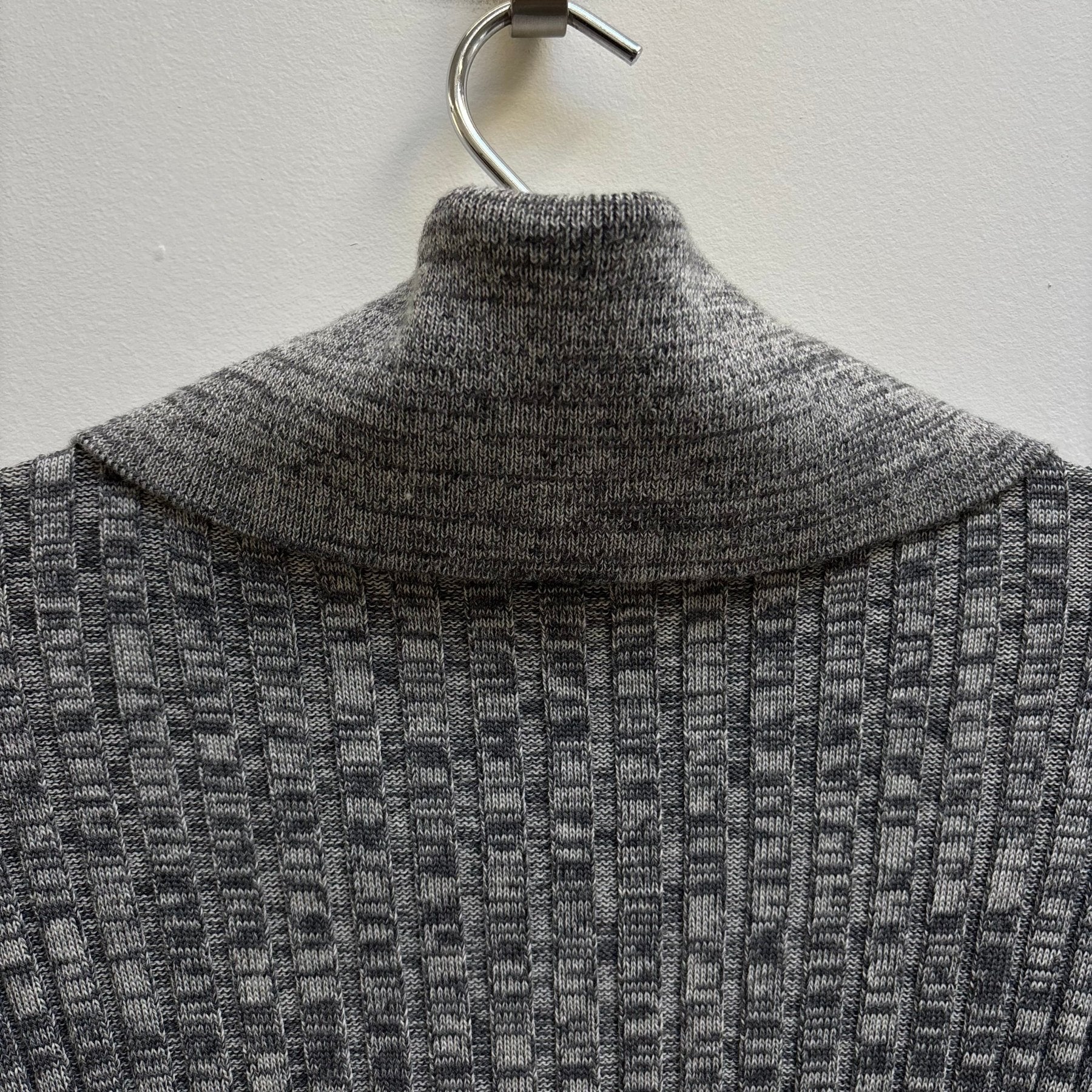 Jil Sander Fold Over Turtleneck Knit Sweater - Image 6