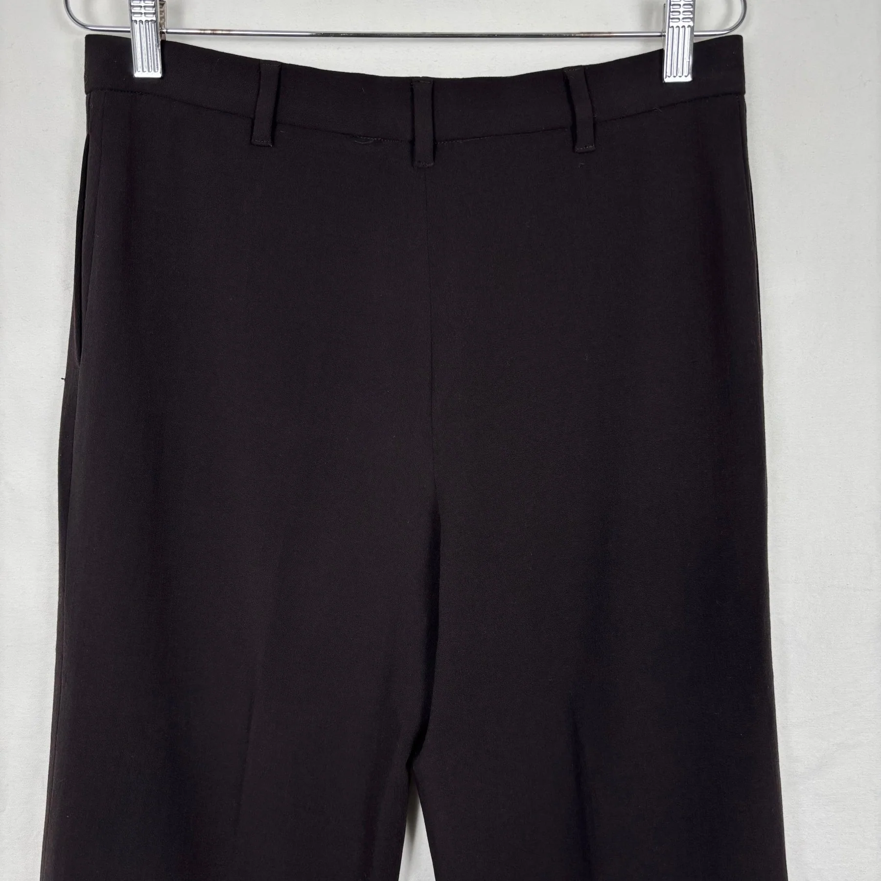 00s Jil Sander Wide Leg Trousers In Burnt Chocolate - Image 6
