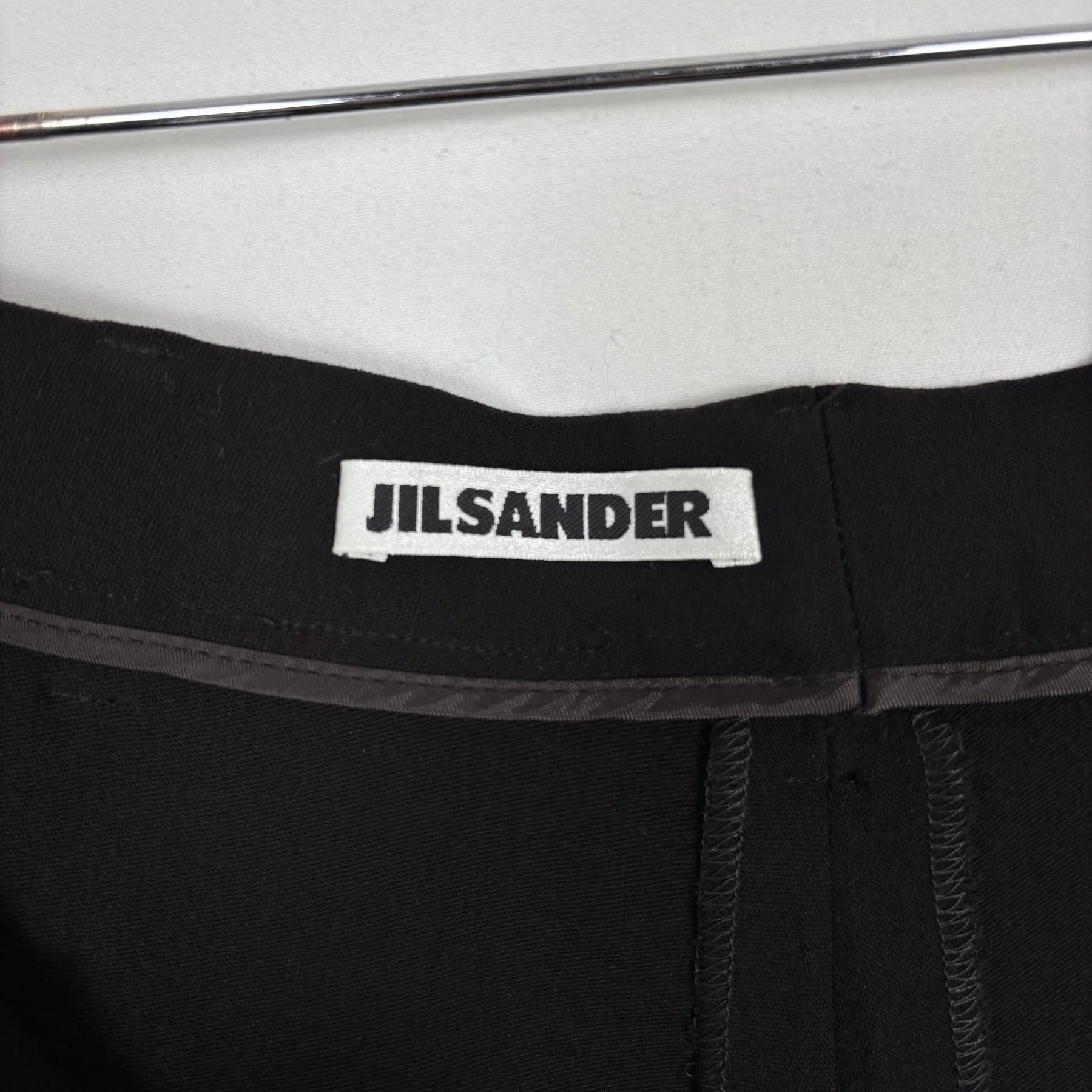 00s Jil Sander Wide Leg Trousers In Burnt Chocolate - Image 8