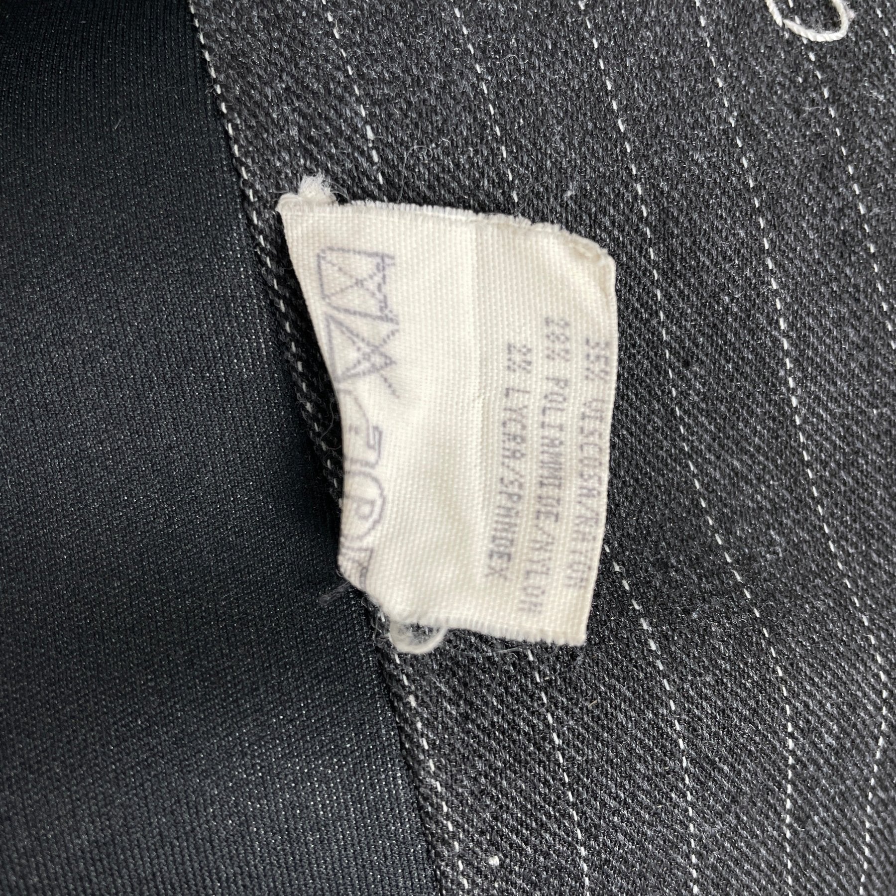 90s Junior Gaultier Fabric Switching Double Breasted Coat - Image 13