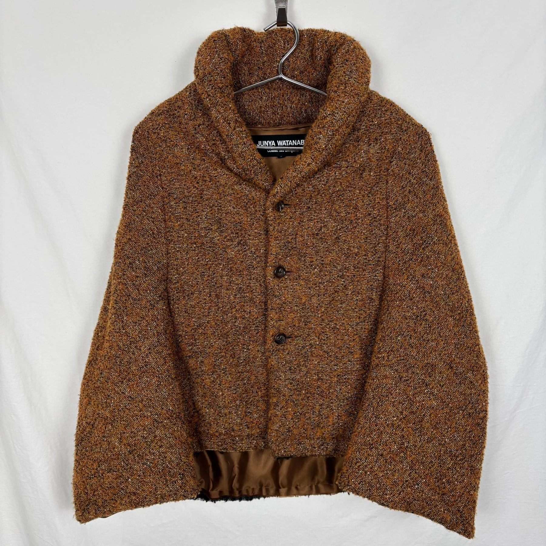 FW05 Junya Watanabe Cropped Button Up Wool Jacket