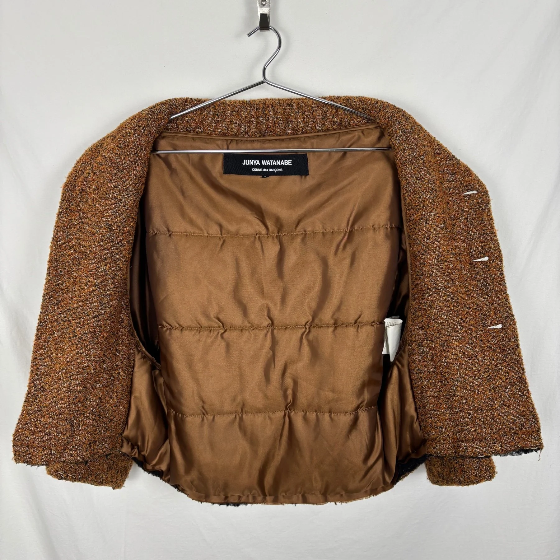 FW05 Junya Watanabe Cropped Button Up Wool Jacket - Image 7