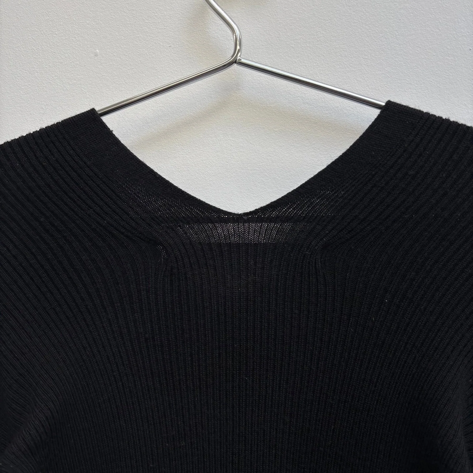 Junya Watanabe Ribbed V-Neck Shirt - Image 8