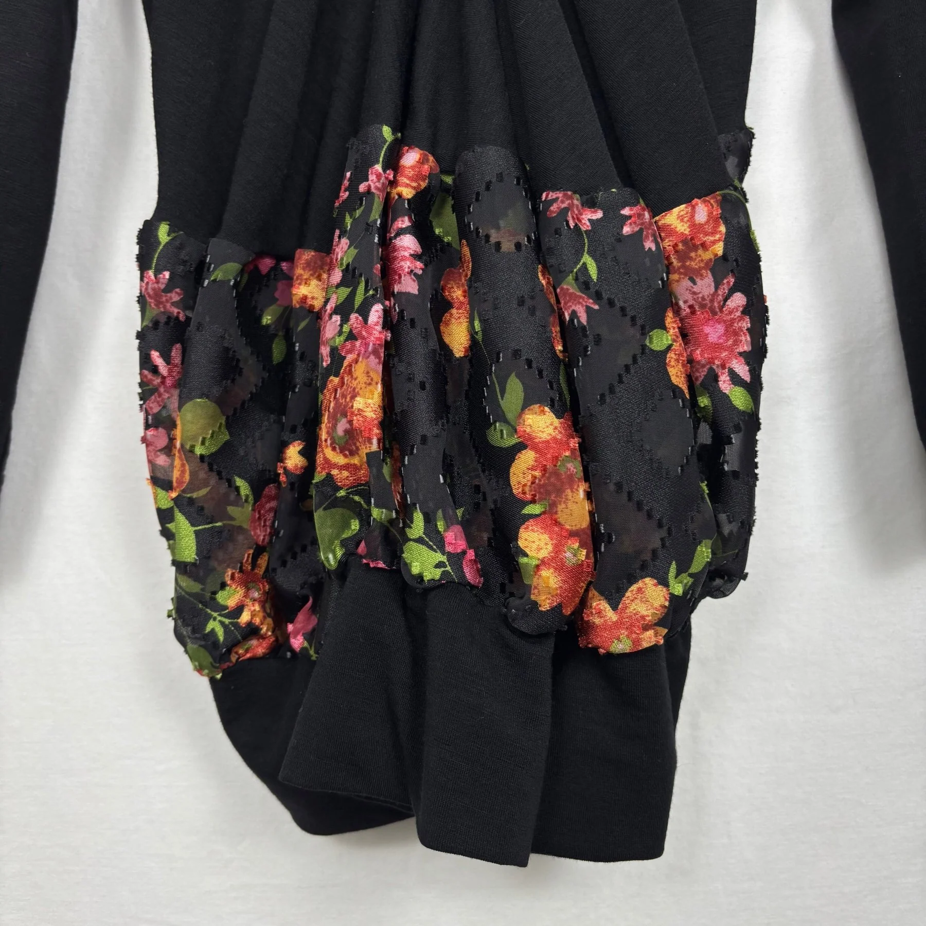 Junya Watanabe Ruched Floral Blouse - Image 3