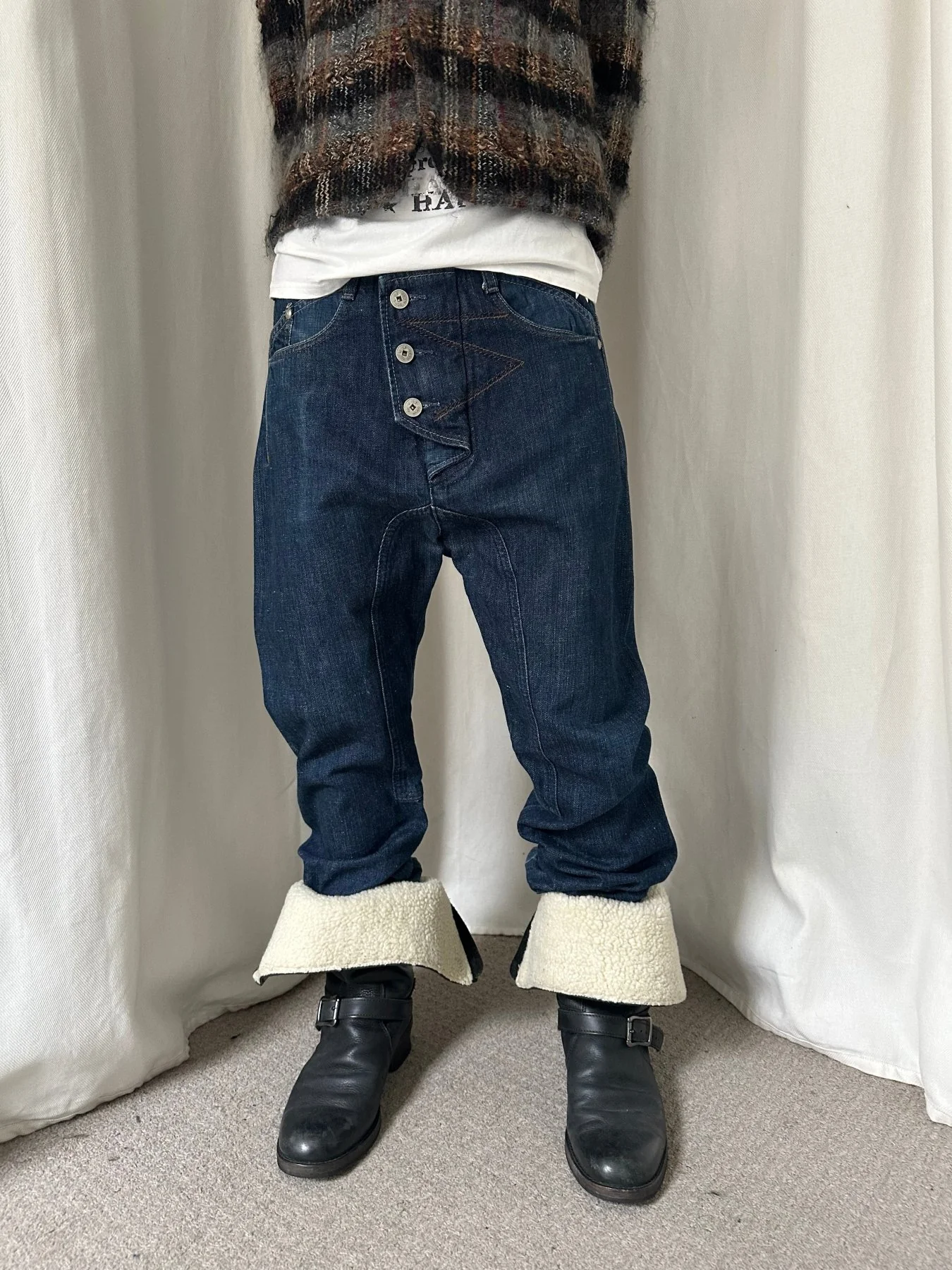Junya Watanabe Selvedge Button Fly Jeans - Image 2