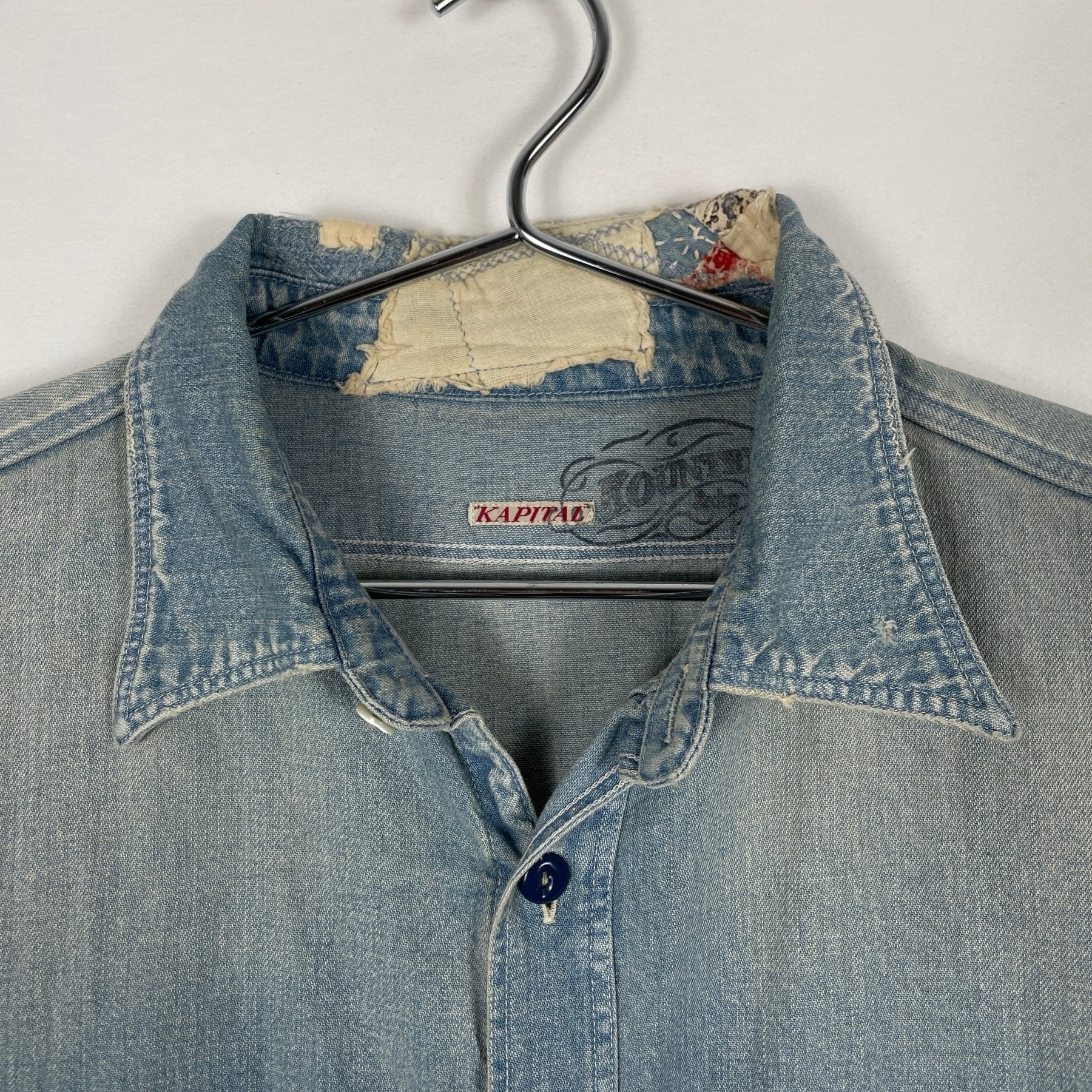 Kapital Patchwork Button Up Shirt - Image 6
