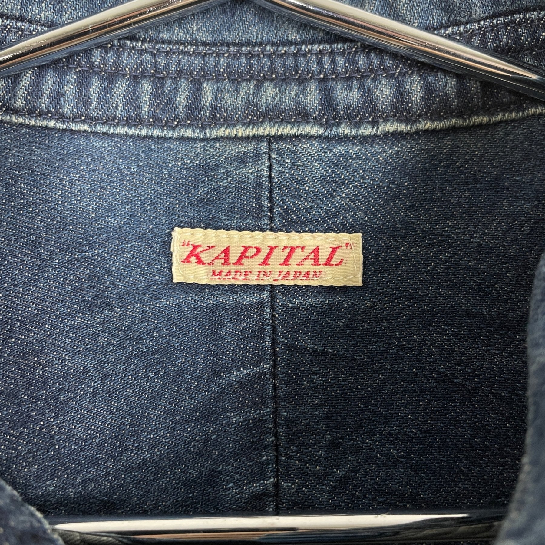 Kapital Pleated Button Up Shirt - Image 4