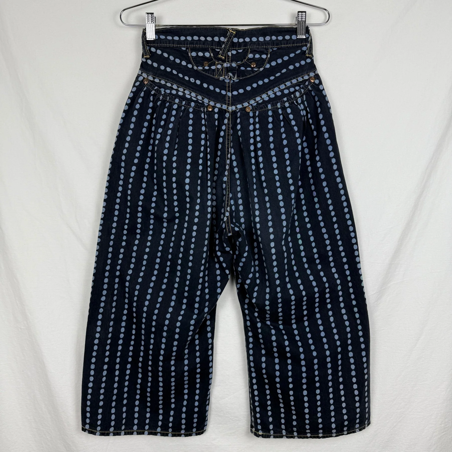 Kapital Spotted Wide Leg Trousers - Image 2