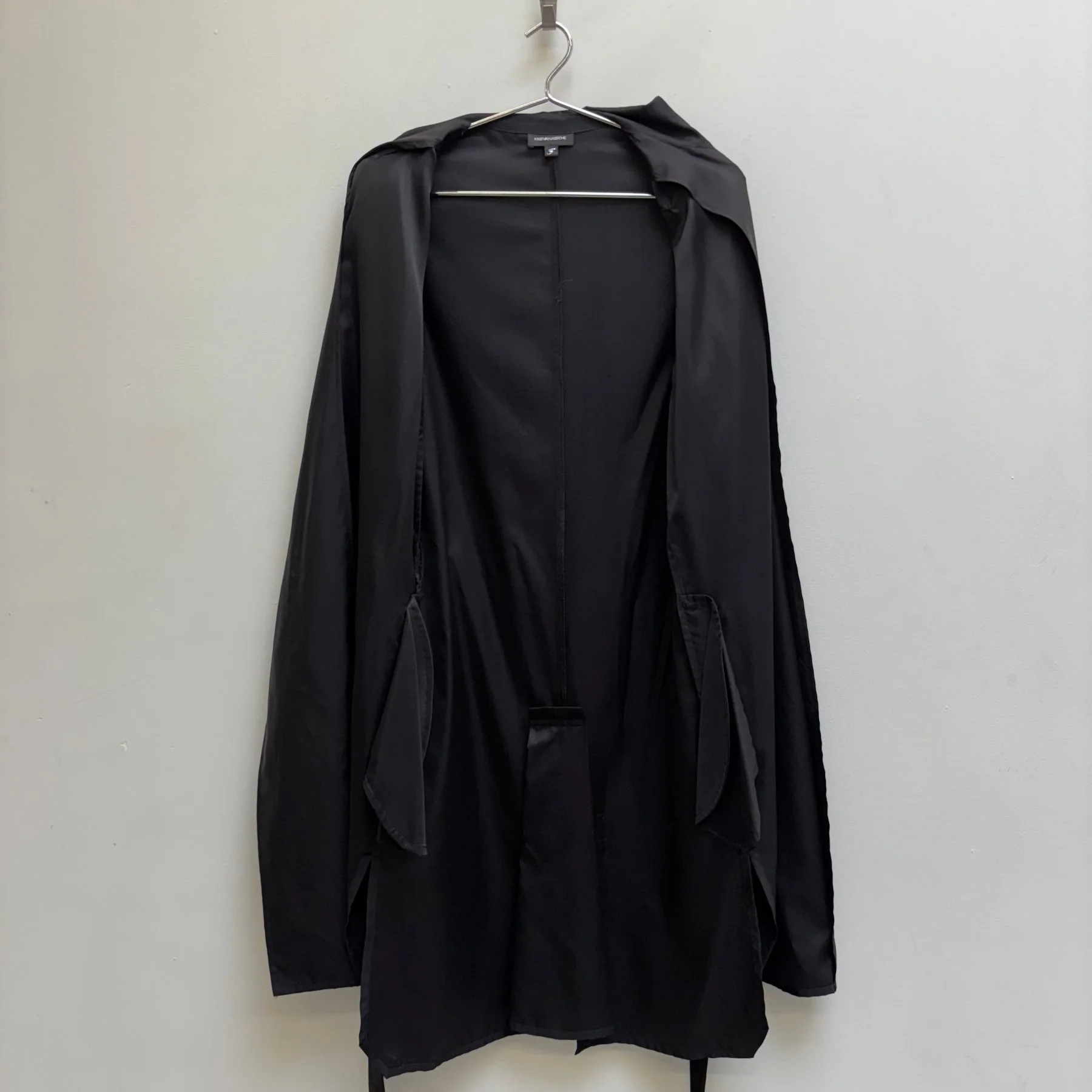 Kris Van Assche Wrap Nylon Trench Coat - Image 16