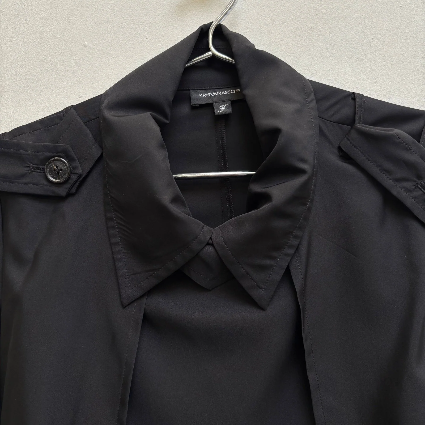 Kris Van Assche Wrap Nylon Trench Coat - Image 4