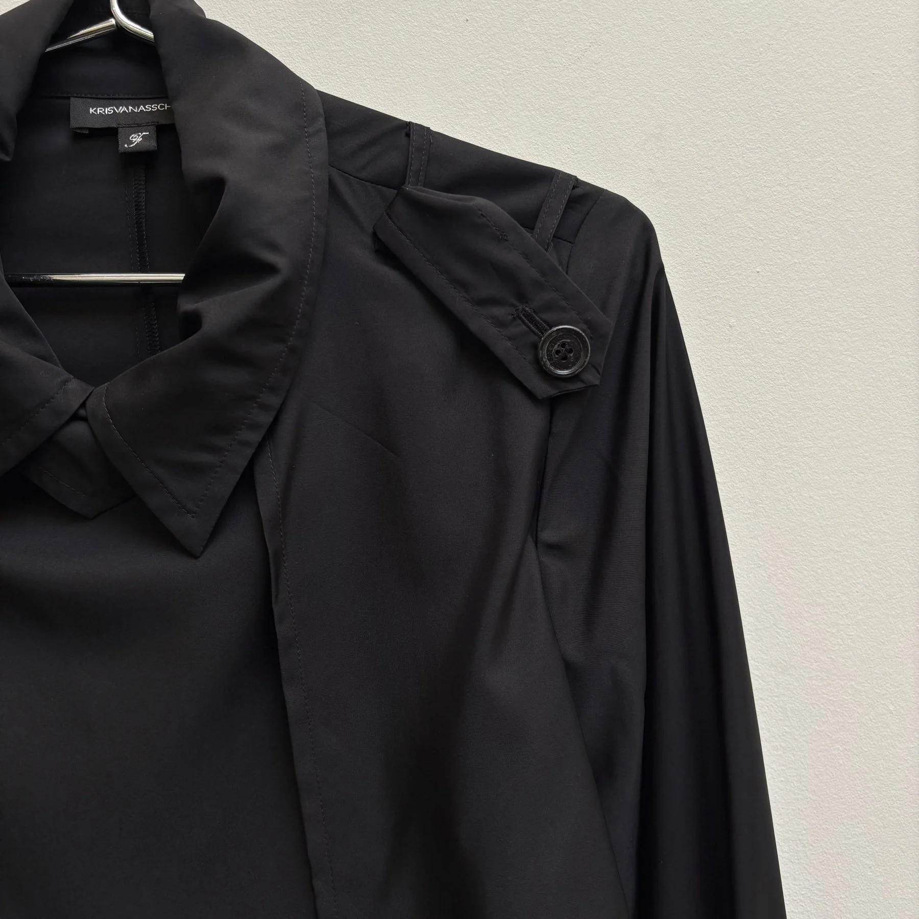 Kris Van Assche Wrap Nylon Trench Coat - Image 5