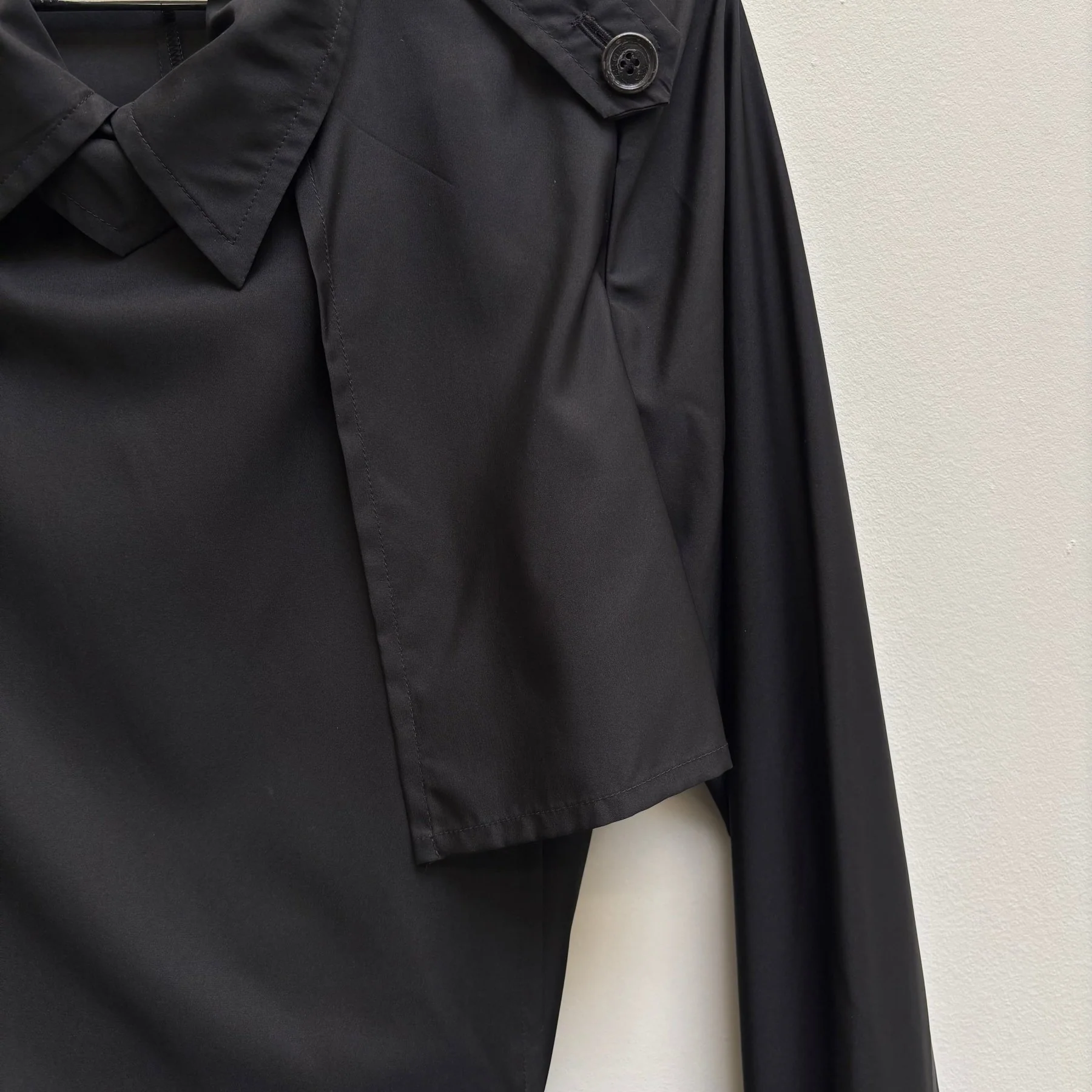 Kris Van Assche Wrap Nylon Trench Coat - Image 6