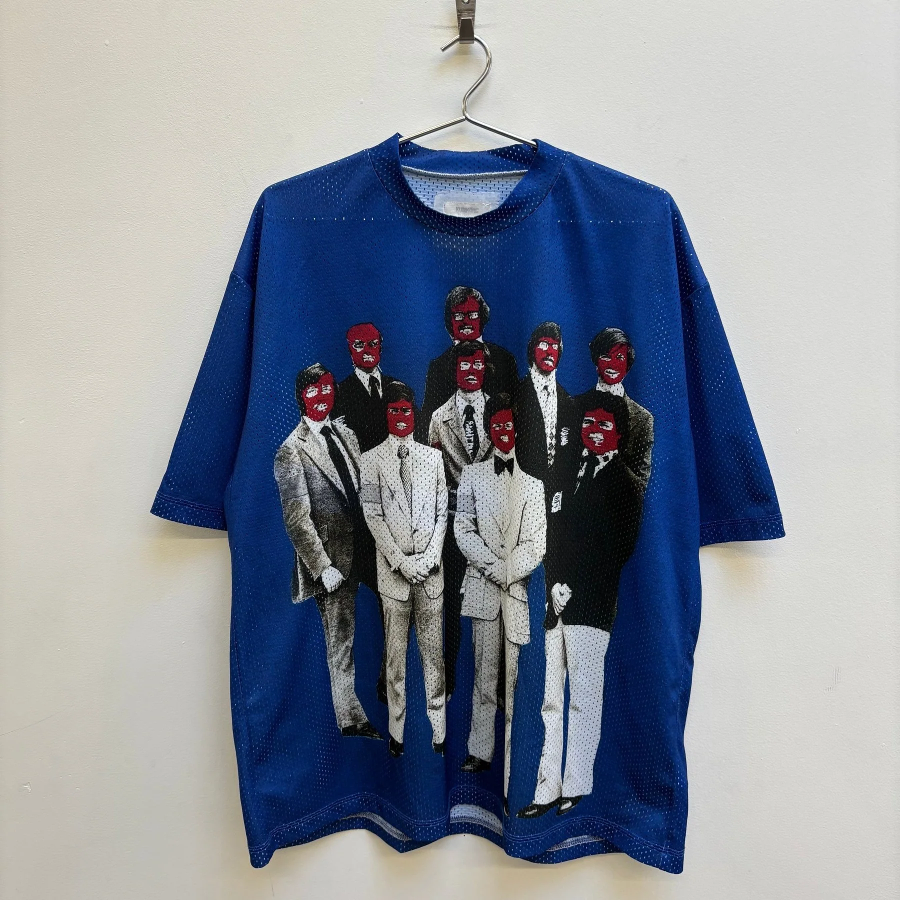 Kusikohc Perforated Jersey Graphic T-Shirt