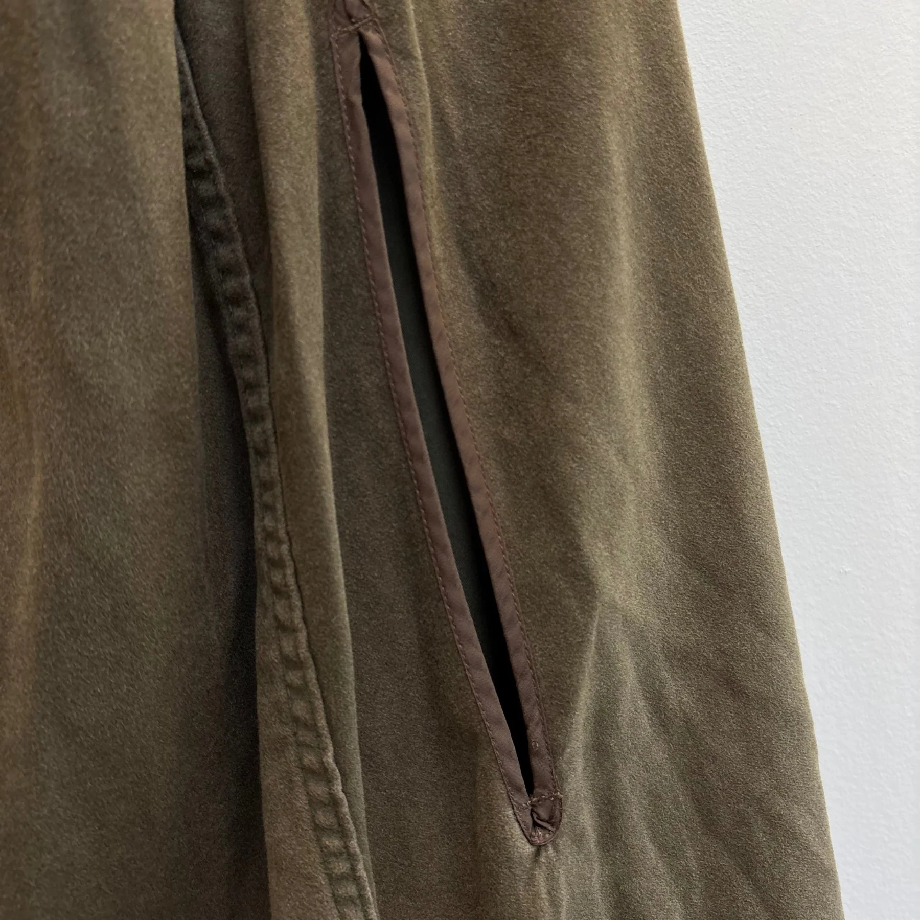 Le Grand Bleu (L.G.B.) Khaki Trench Coat Royal Flash - Image 14