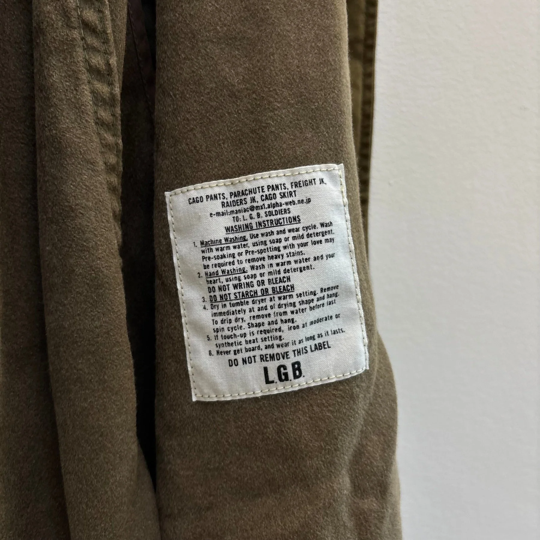 Le Grand Bleu (L.G.B.) Khaki Trench Coat Royal Flash - Image 16