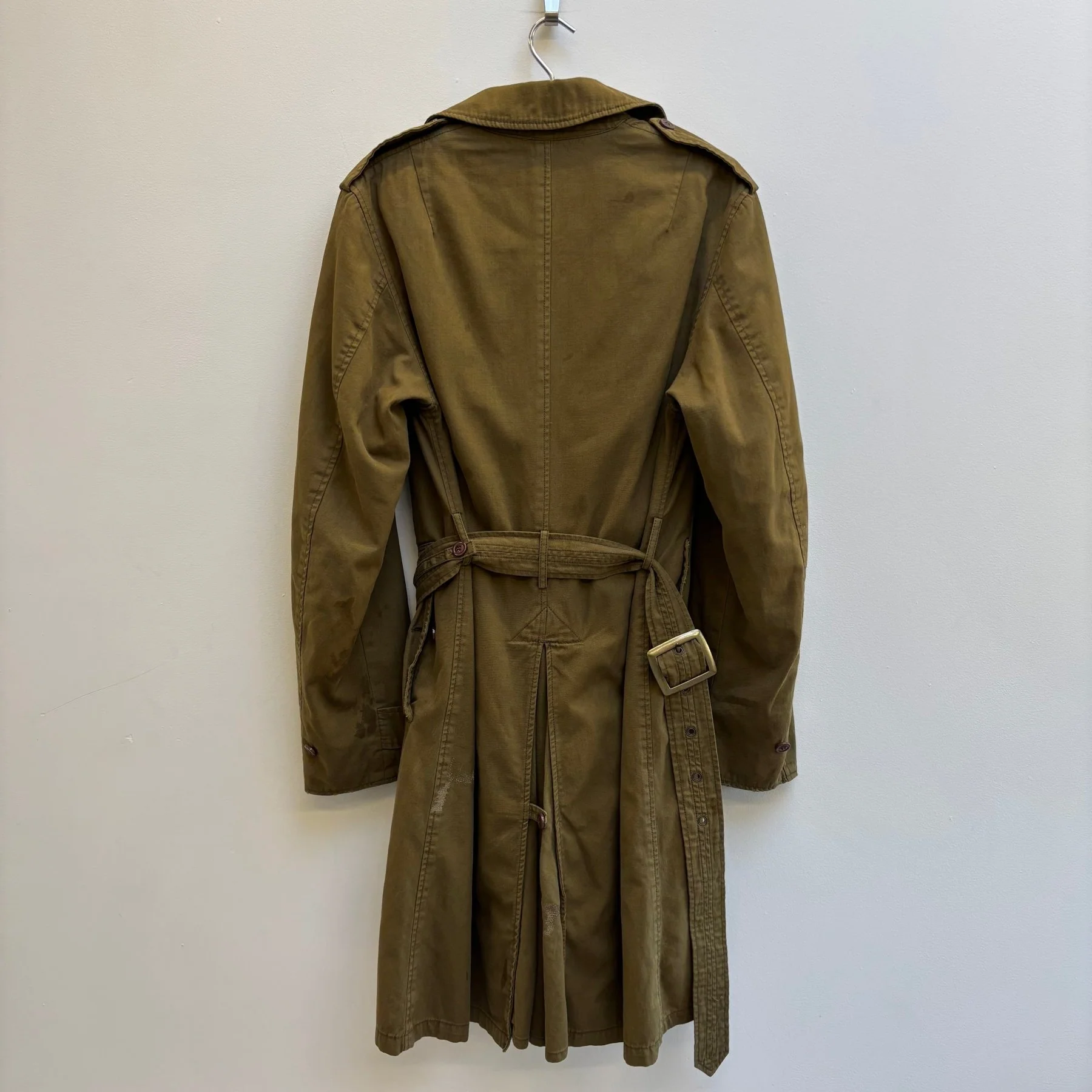Le Grand Bleu (L.G.B.) Khaki Trench Coat Royal Flash - Image 2