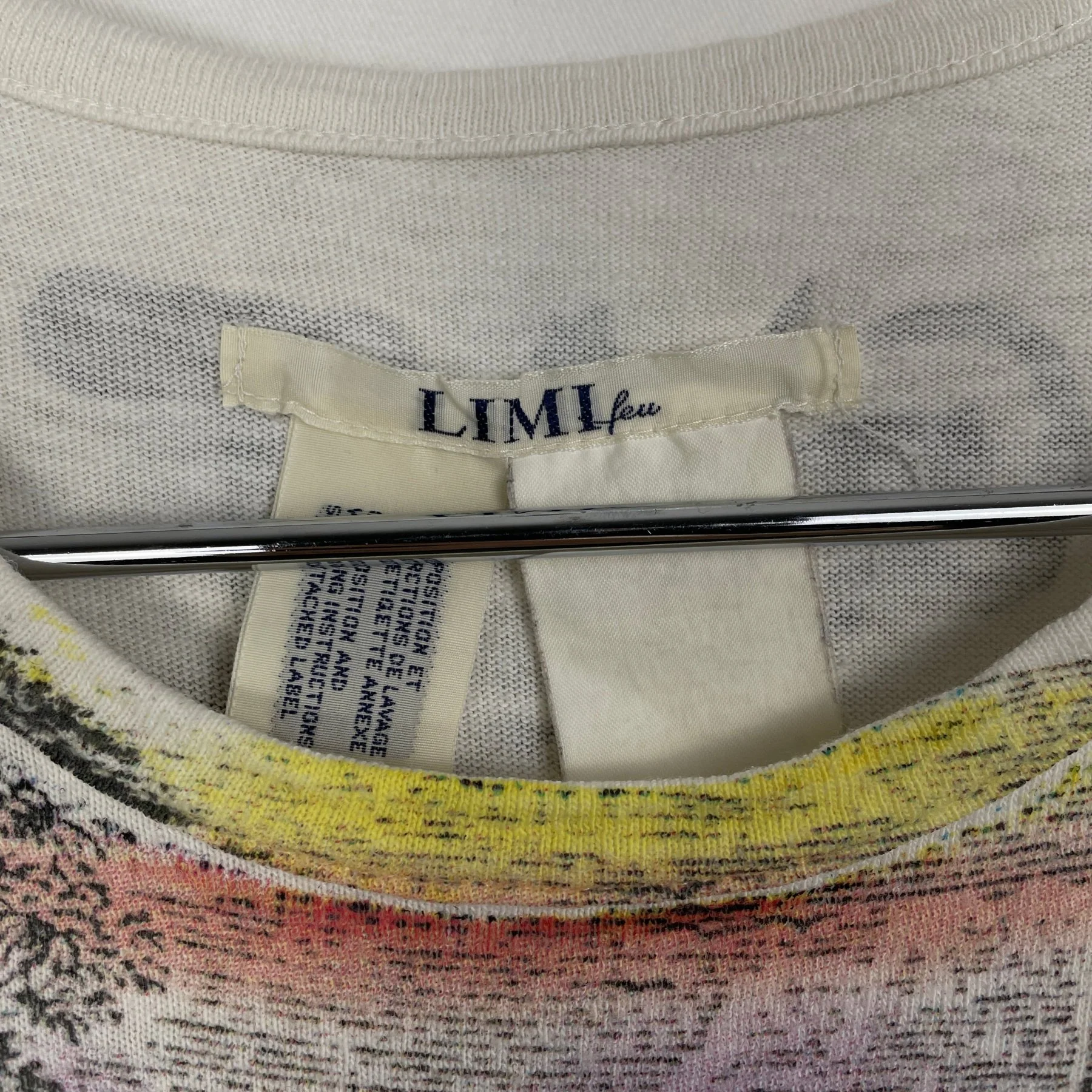 Limi Feu Text Paint T-Shirt - Image 4