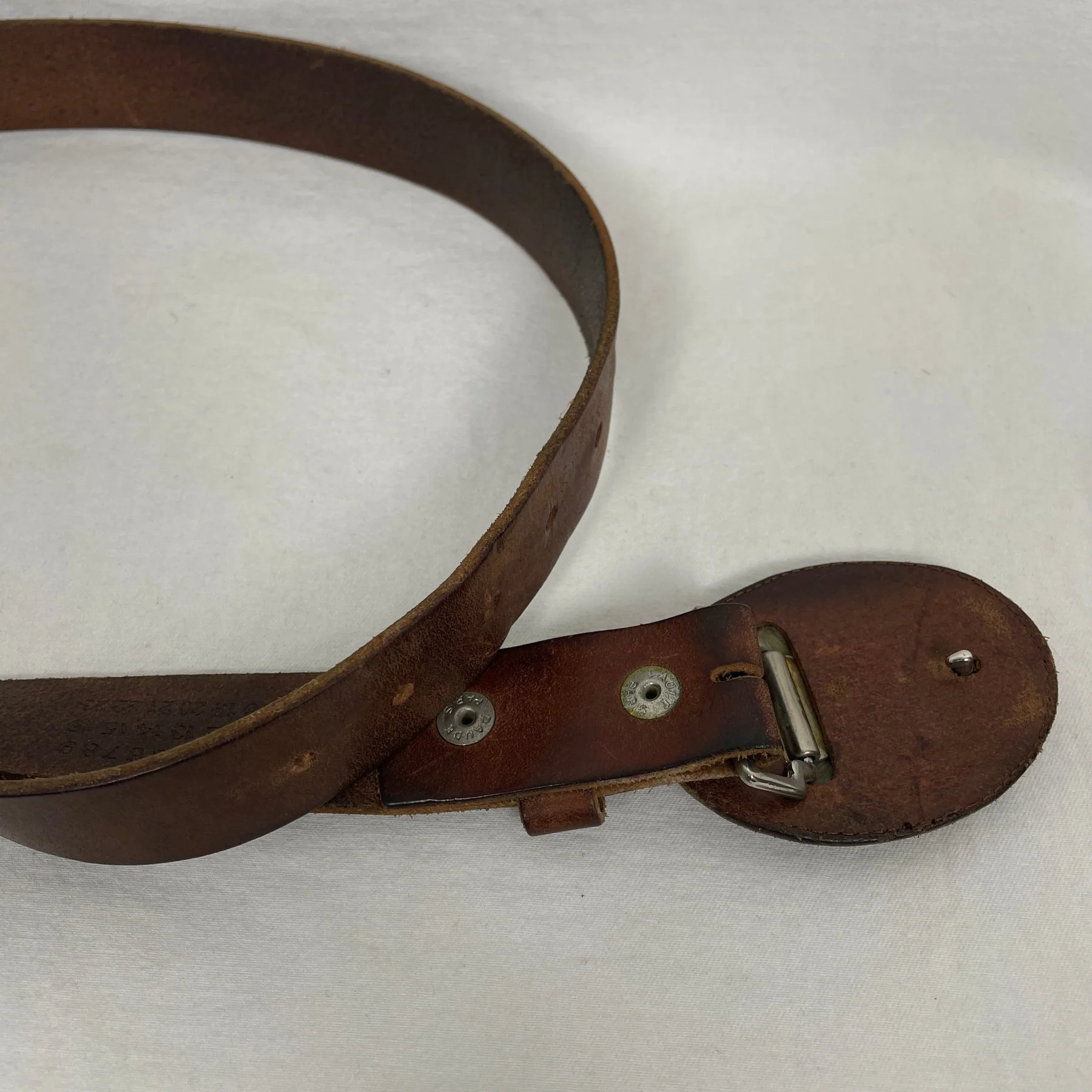 SS03 Maison Margiela Line 10 Leather Belt - Image 2