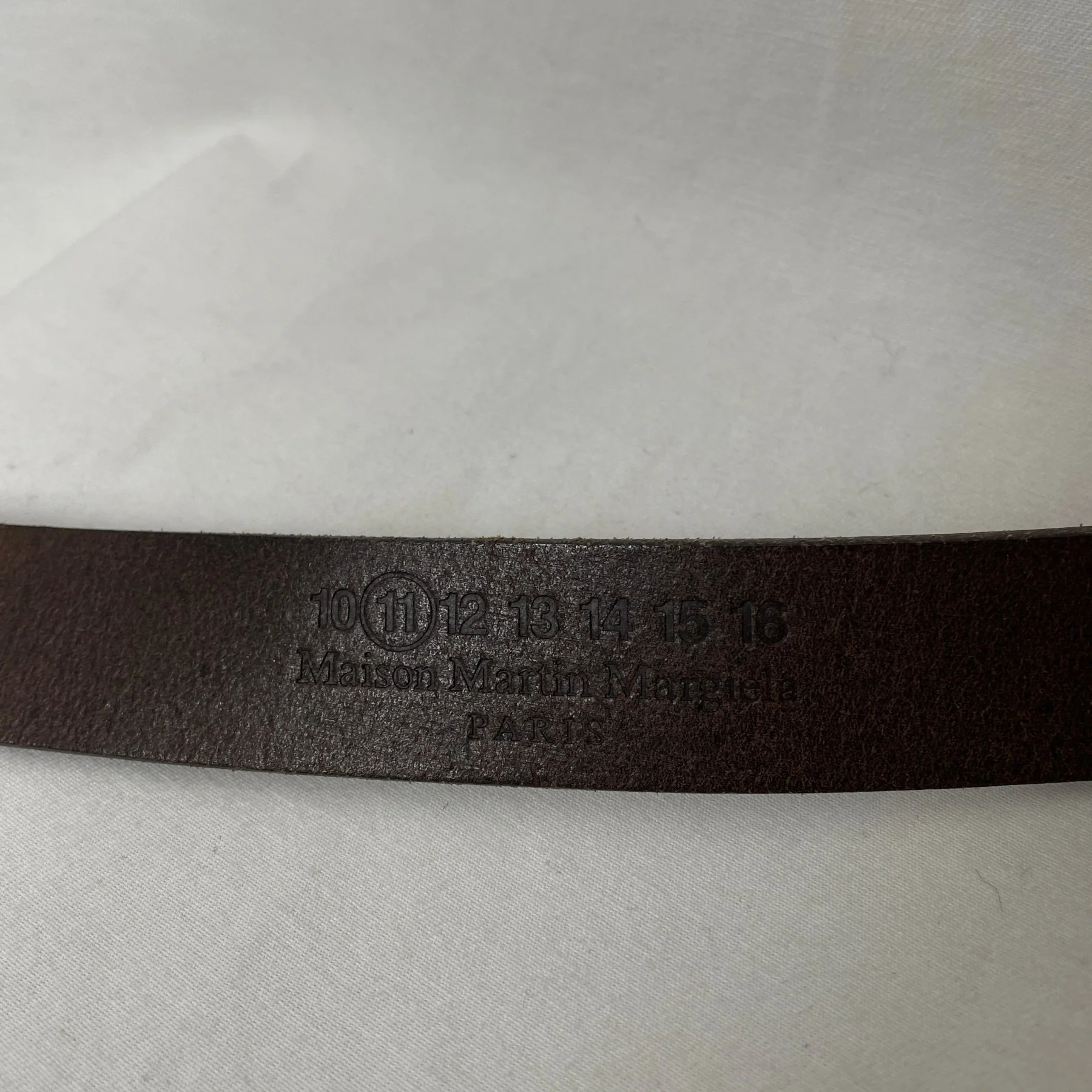 03 Maison Margiela Line 11 Metal Buckle Belt - Image 4