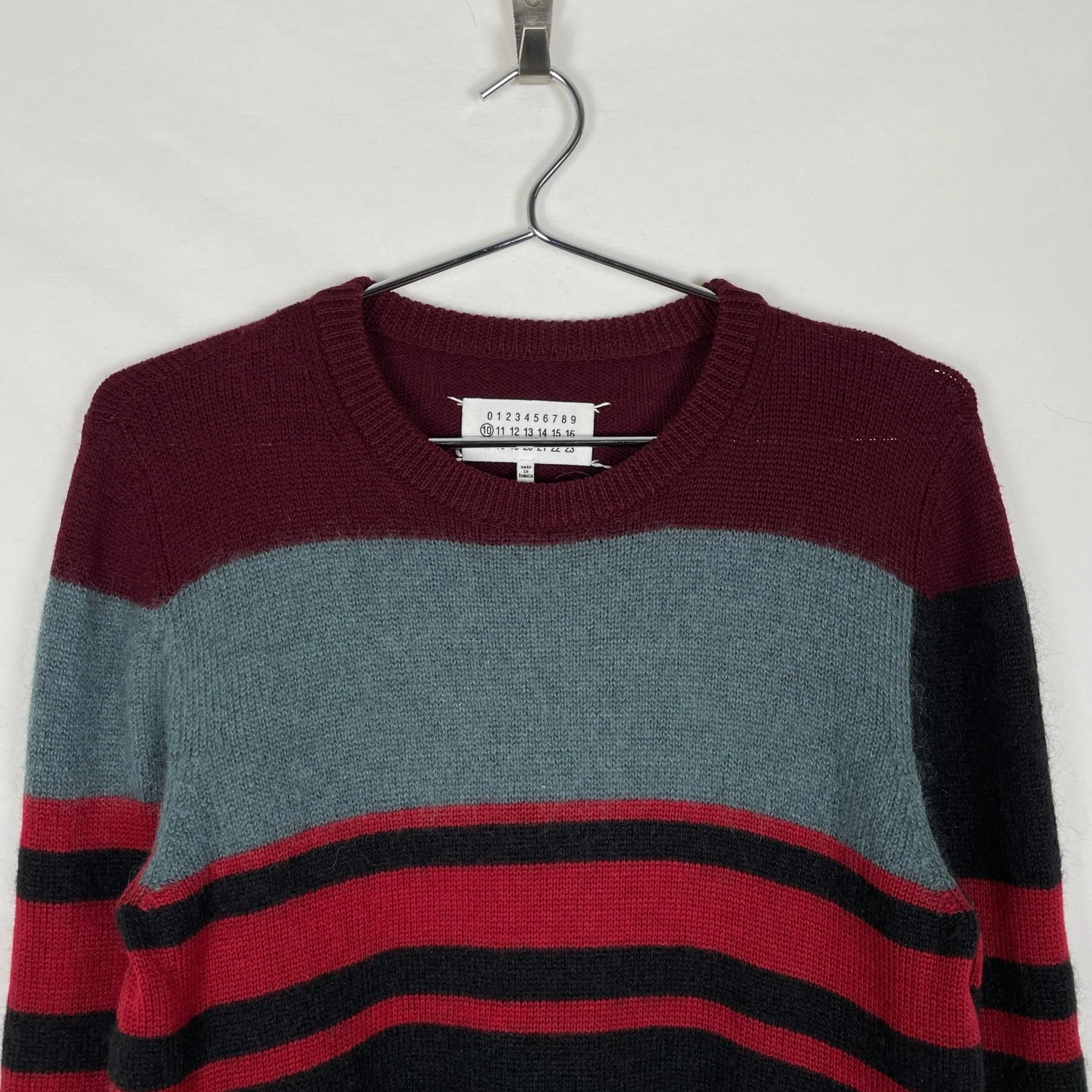 Maison Margiela Striped Knit Sweater - Image 3