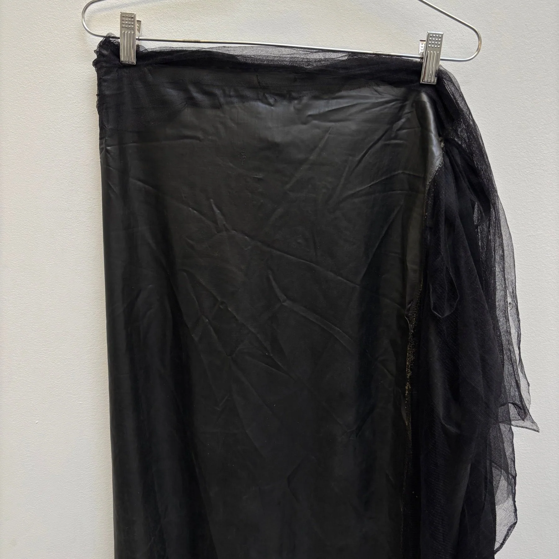 Marc Le Bihan Latex Tule Maxi Skirt - Image 3
