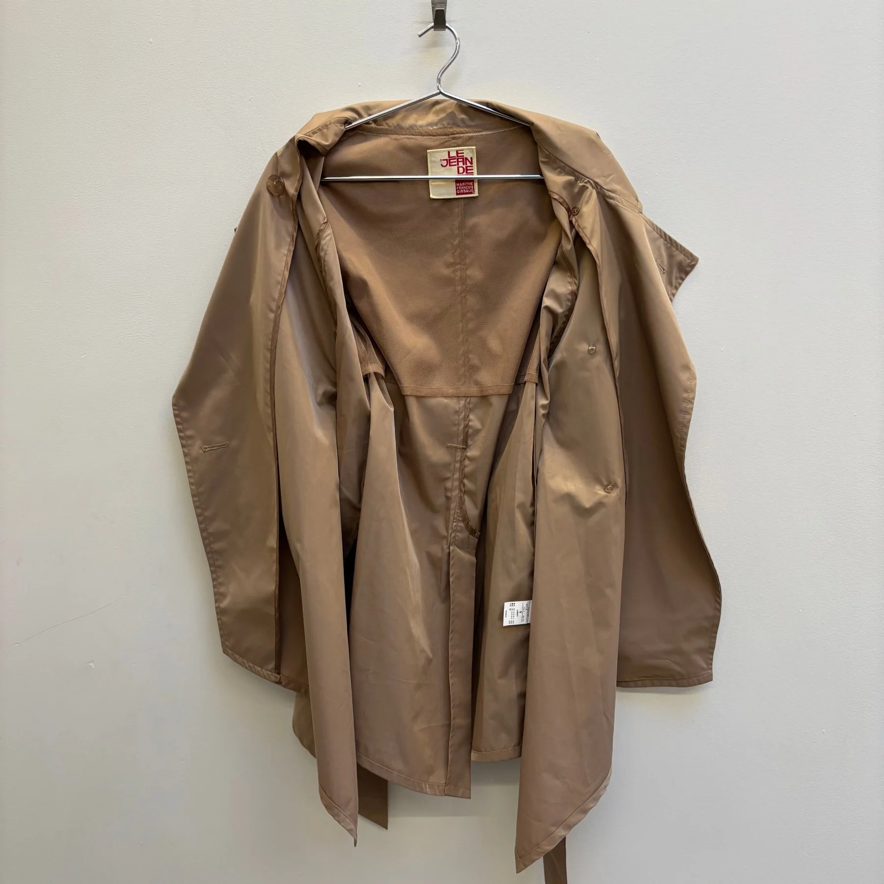 Marithé Francois Girbaud Half Sleeve Belted Trench Coat - Image 12