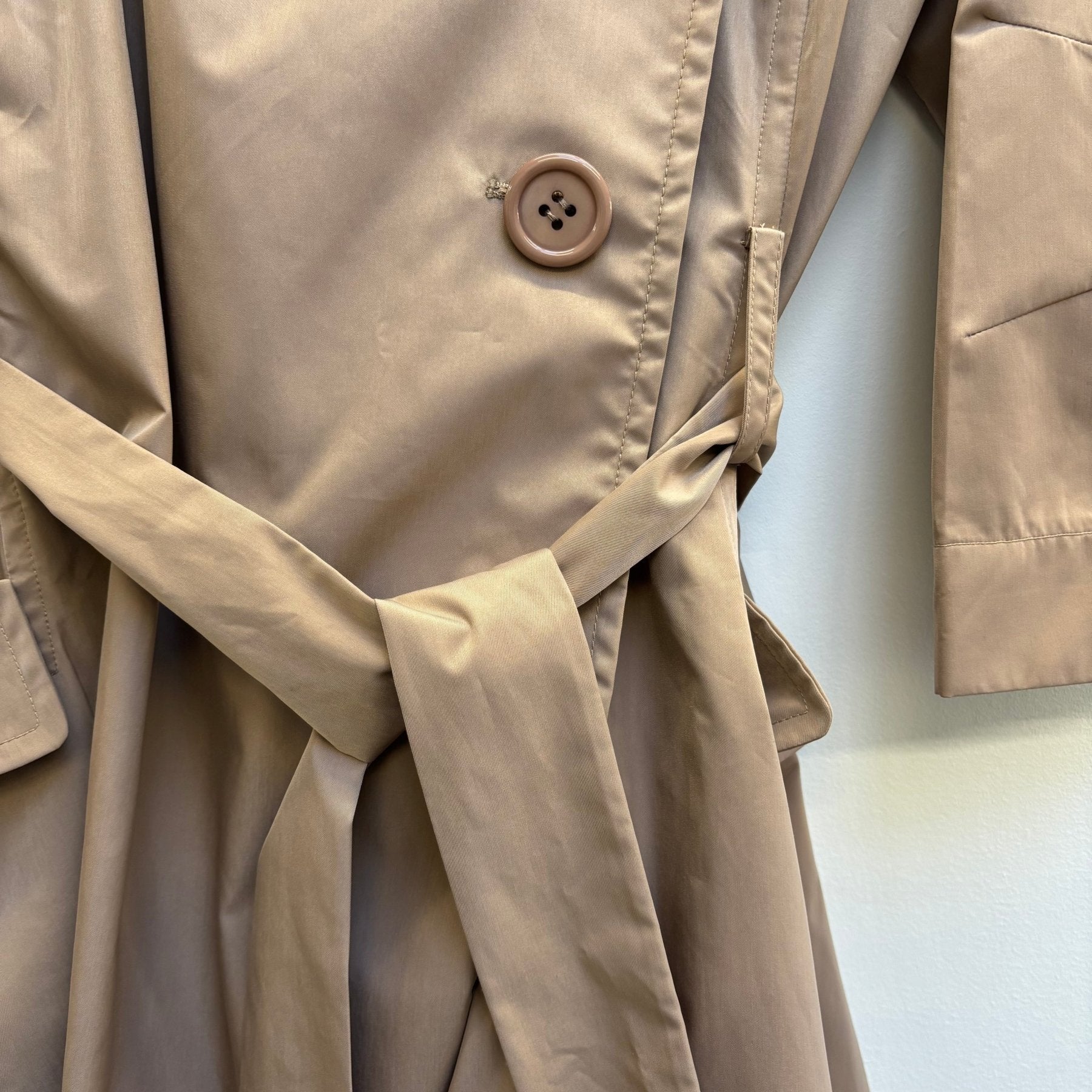 Marithé Francois Girbaud Half Sleeve Belted Trench Coat - Image 6