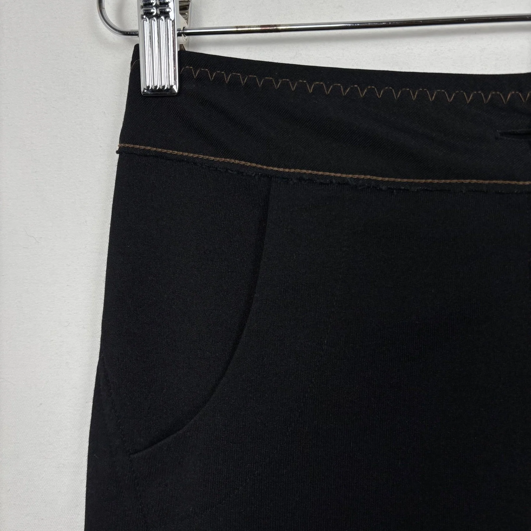 90s Marithe Francois & Girbaud Hem Frill Mini Skirt - Image 5