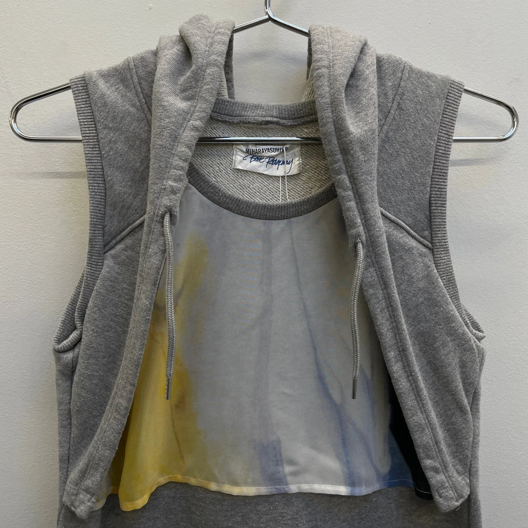 Mihara Yasuhiro X Bette Ridgeway Distressed Hybrid Hoodie Dress - Image 3