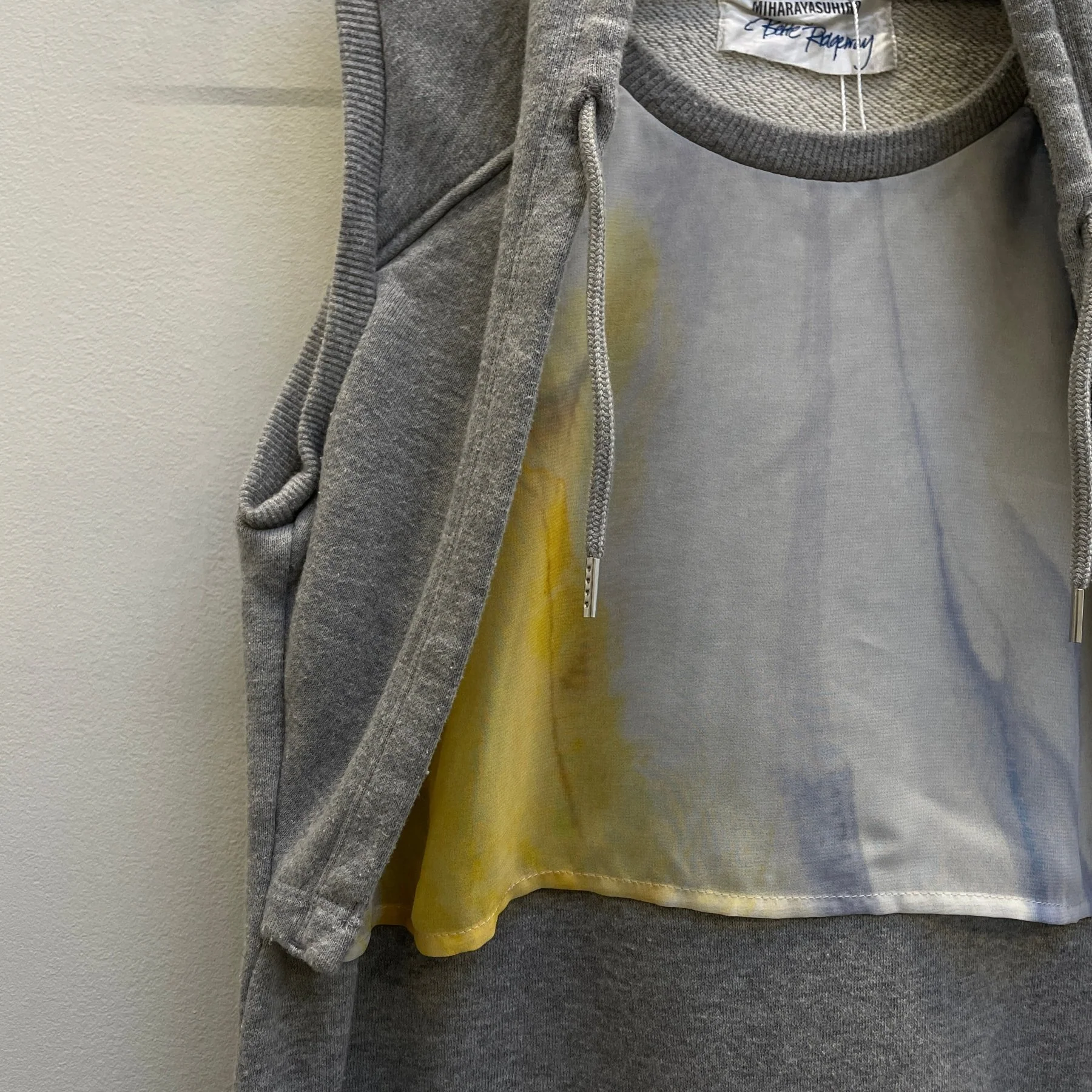 Mihara Yasuhiro X Bette Ridgeway Distressed Hybrid Hoodie Dress - Image 4