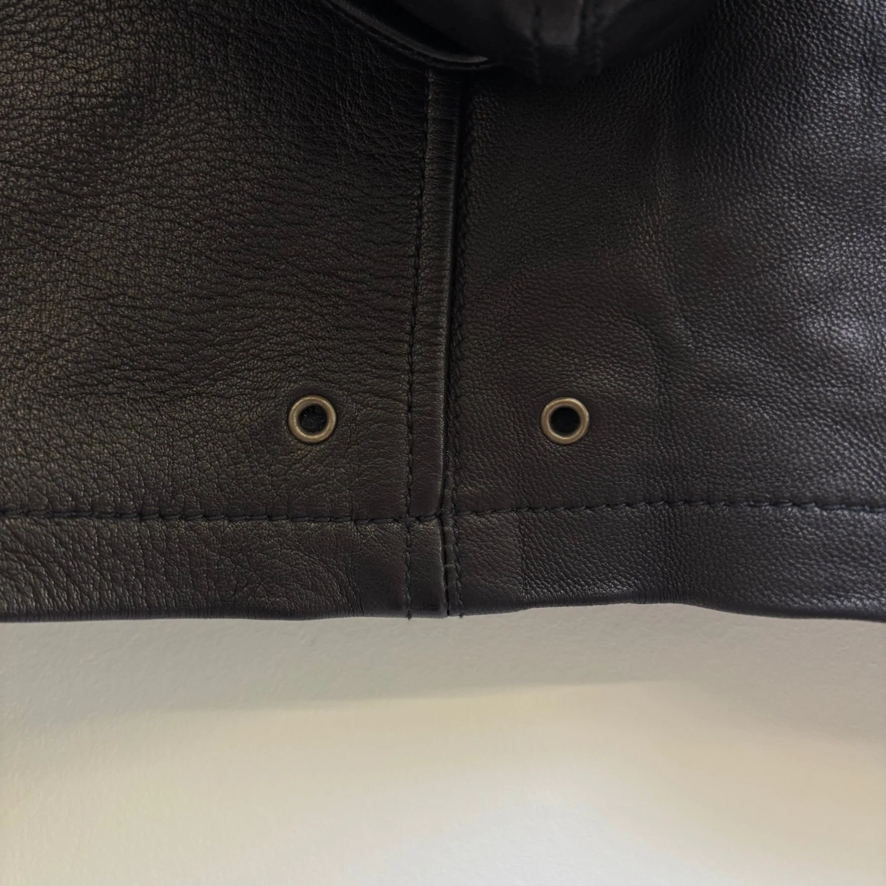 Mike & Chris Cropped Leather Jacket - Image 8