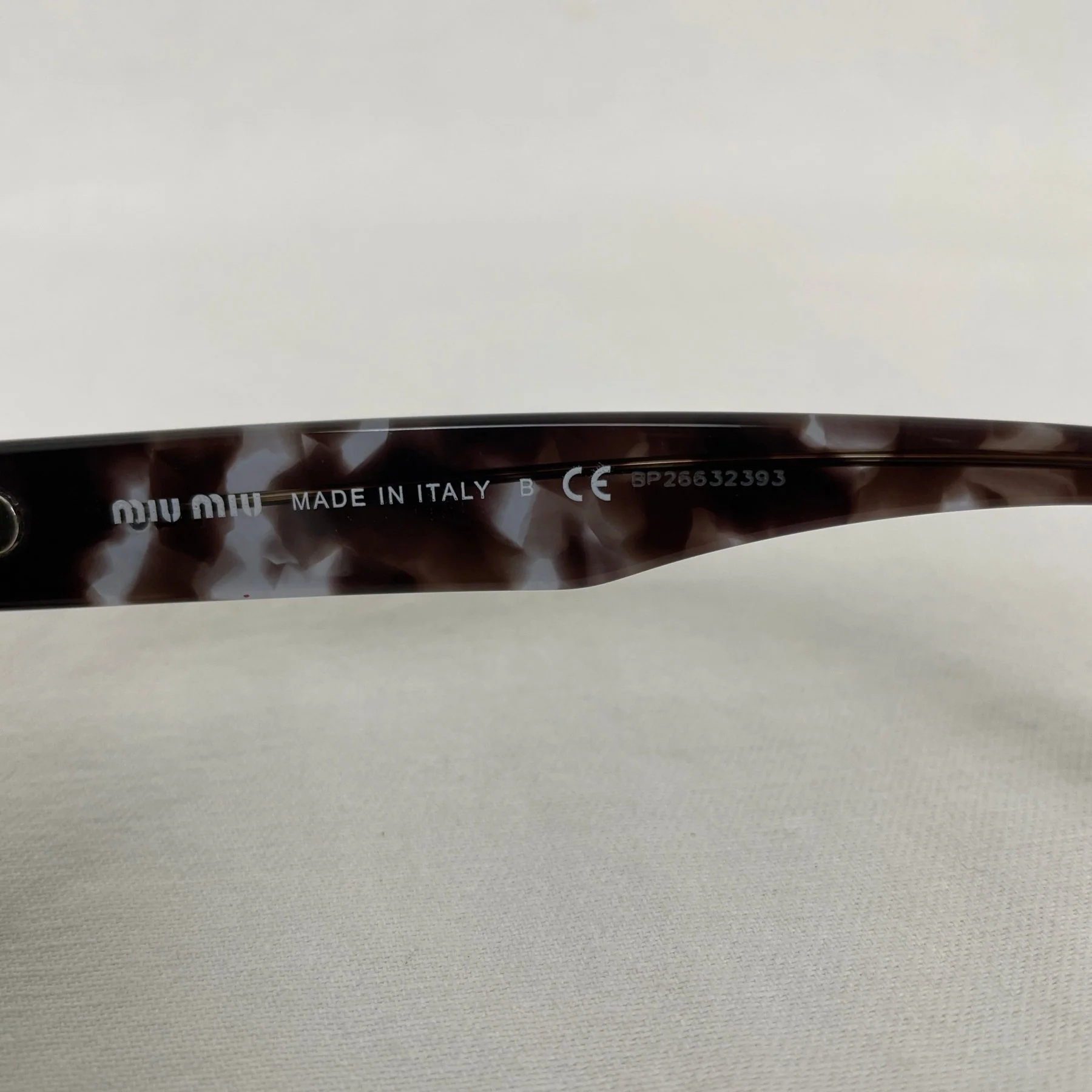 Miu Miu Blue & Black Tortoise Glasses - Image 8