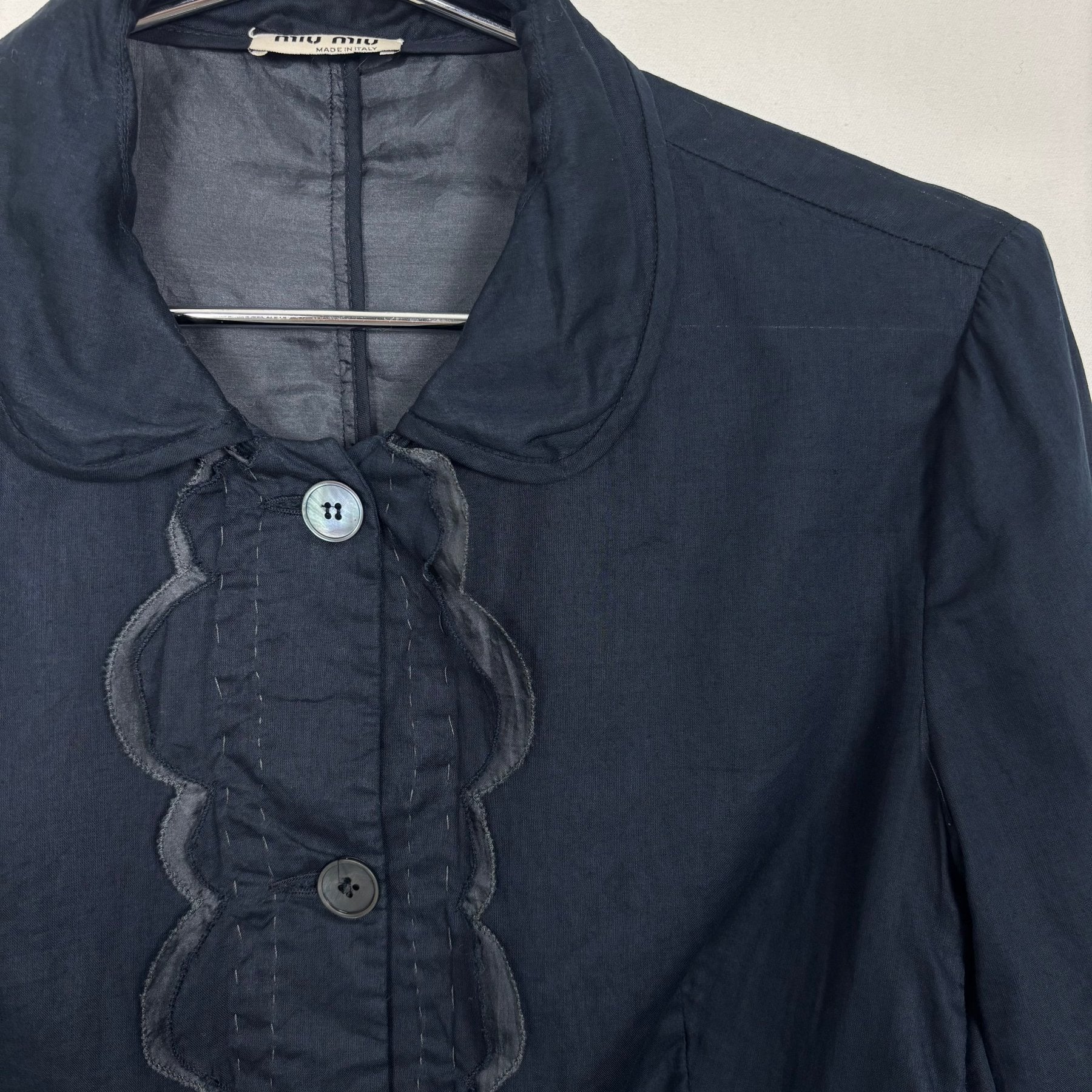 Miu Miu Pedal Ruffle Blouse - Image 6