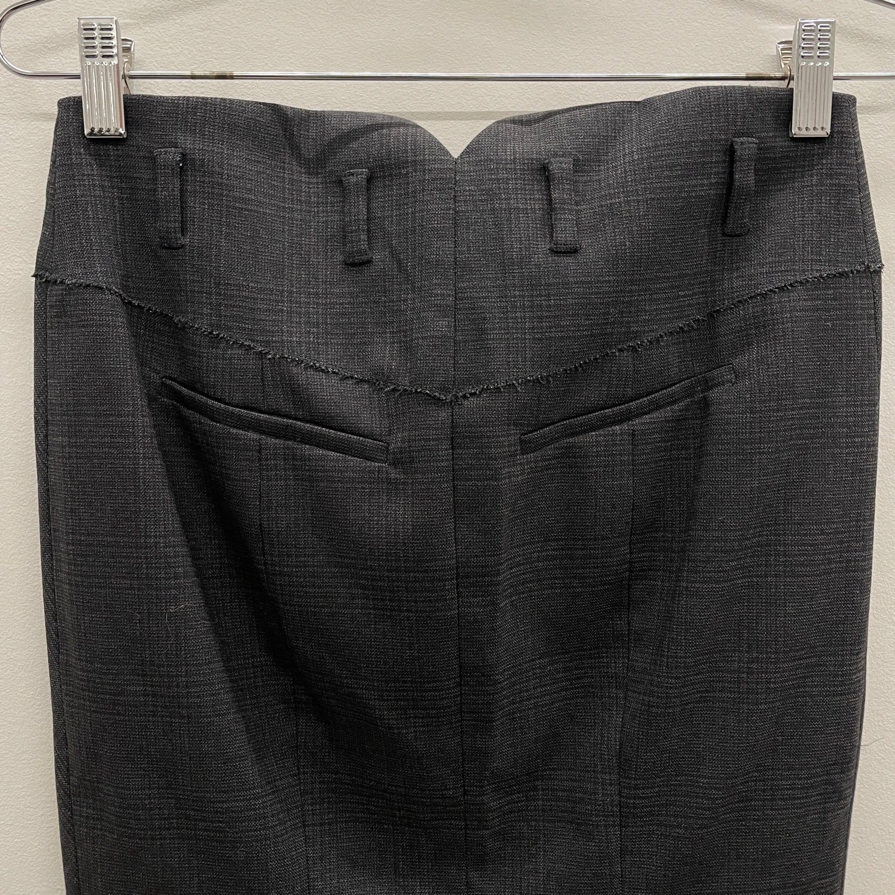 Miu Miu Plaid Mini Pencil Skirt - Image 5