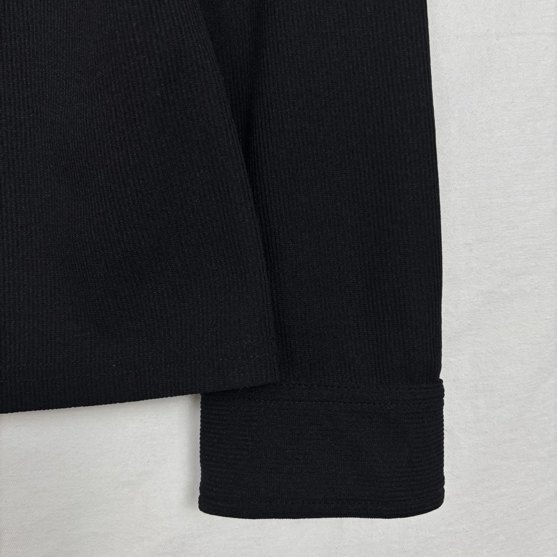 00s Miu Miu Ribbed Button Up Blouse - Image 3