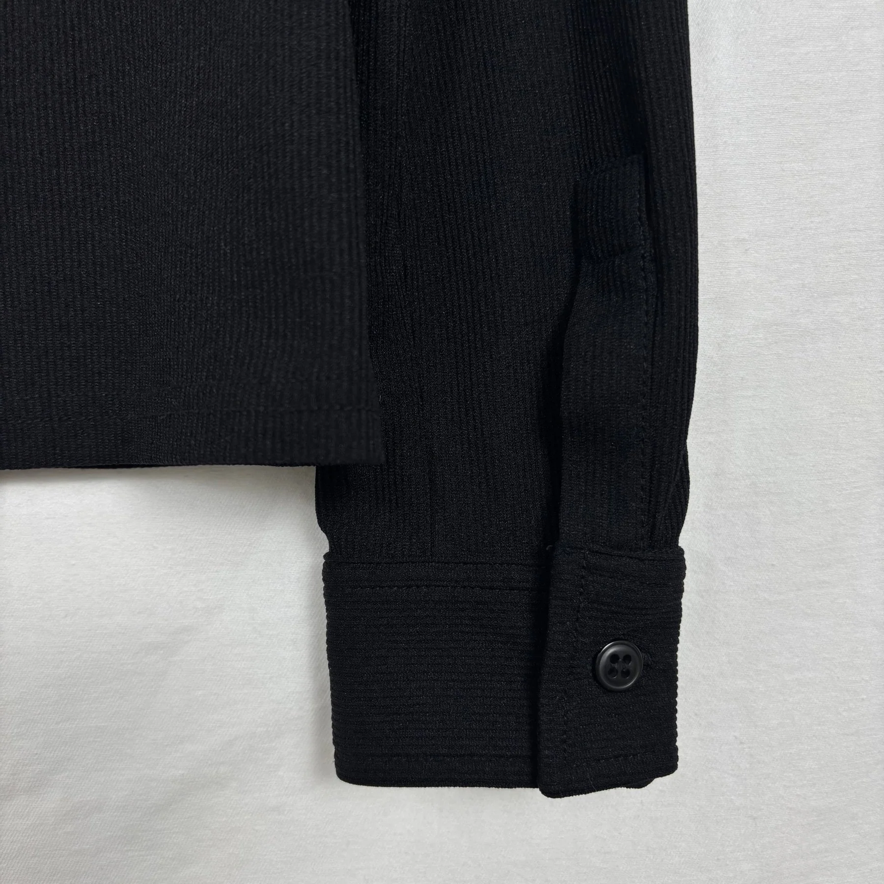 00s Miu Miu Ribbed Button Up Blouse - Image 5