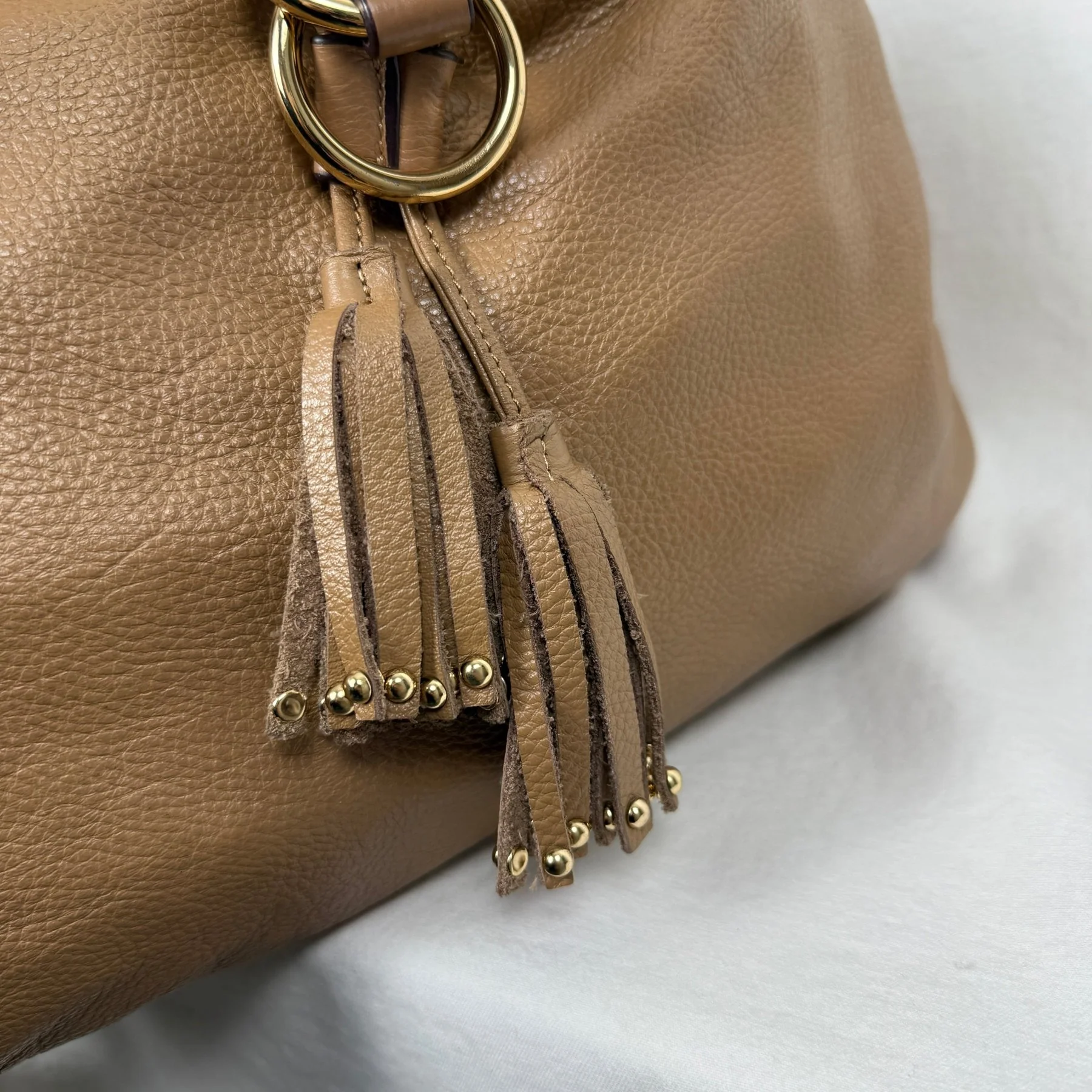 Miu Miu Studded Tassel Shoulder Bag - Image 6