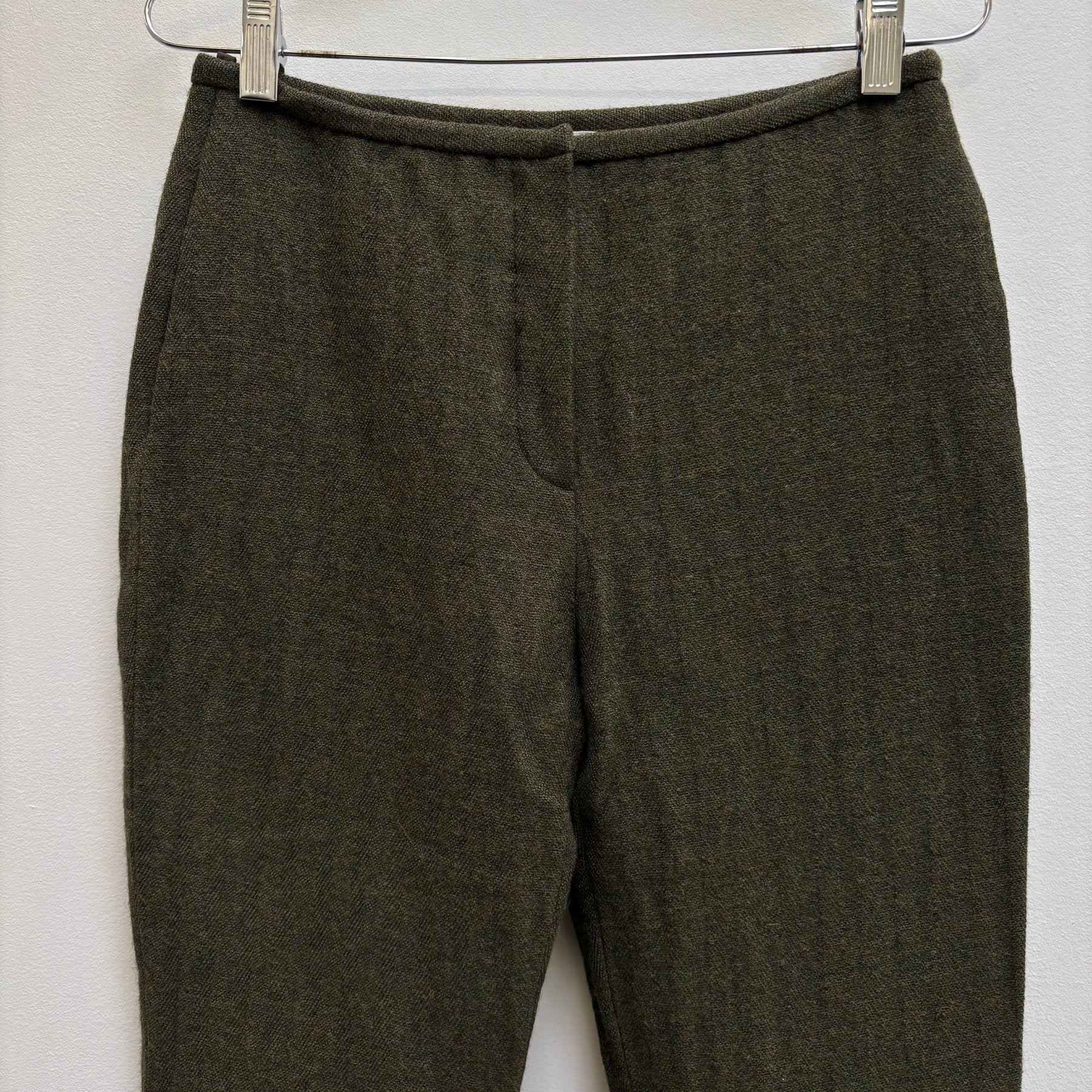 Miu Miu Wool Flare Trousers - Image 3