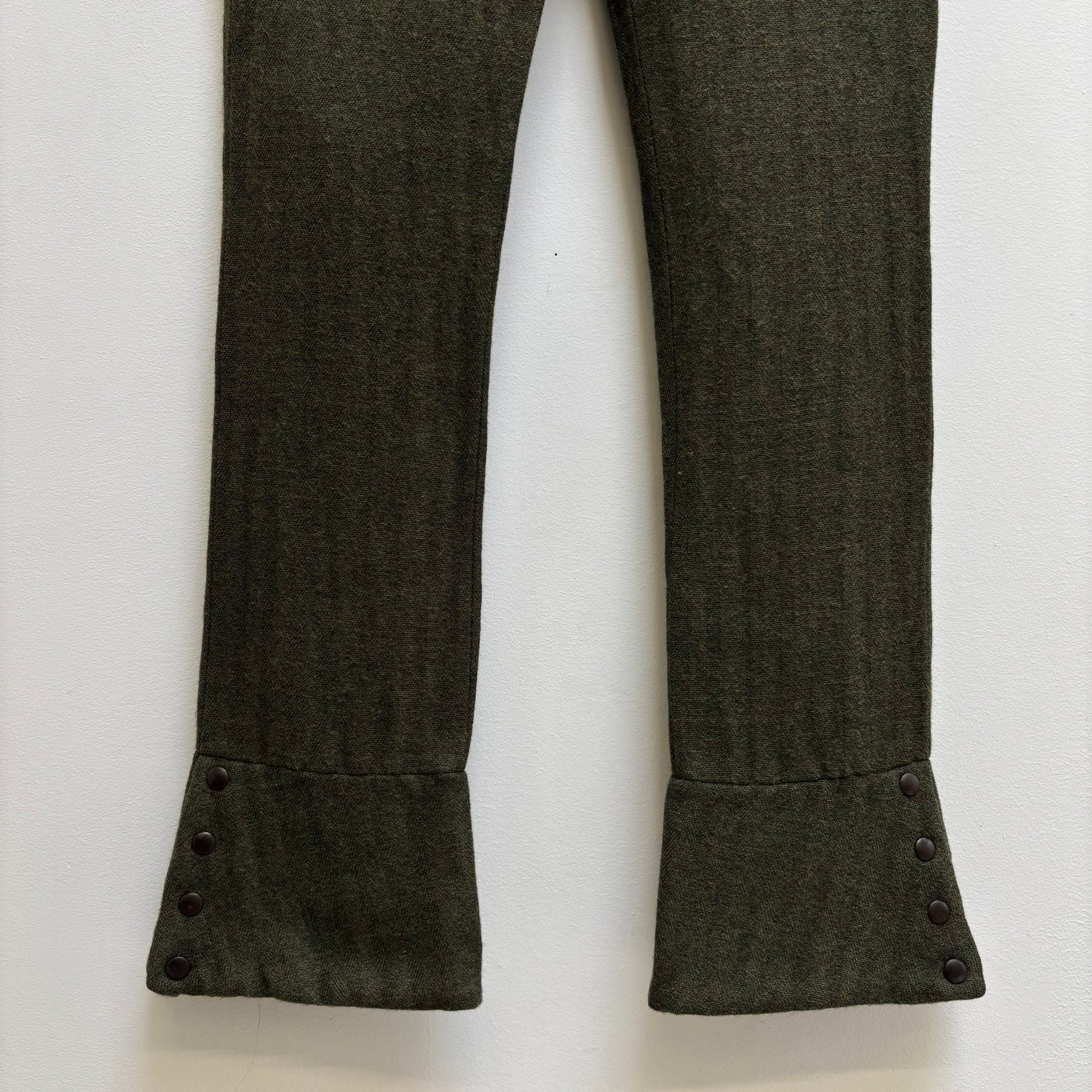 Miu Miu Wool Flare Trousers - Image 4