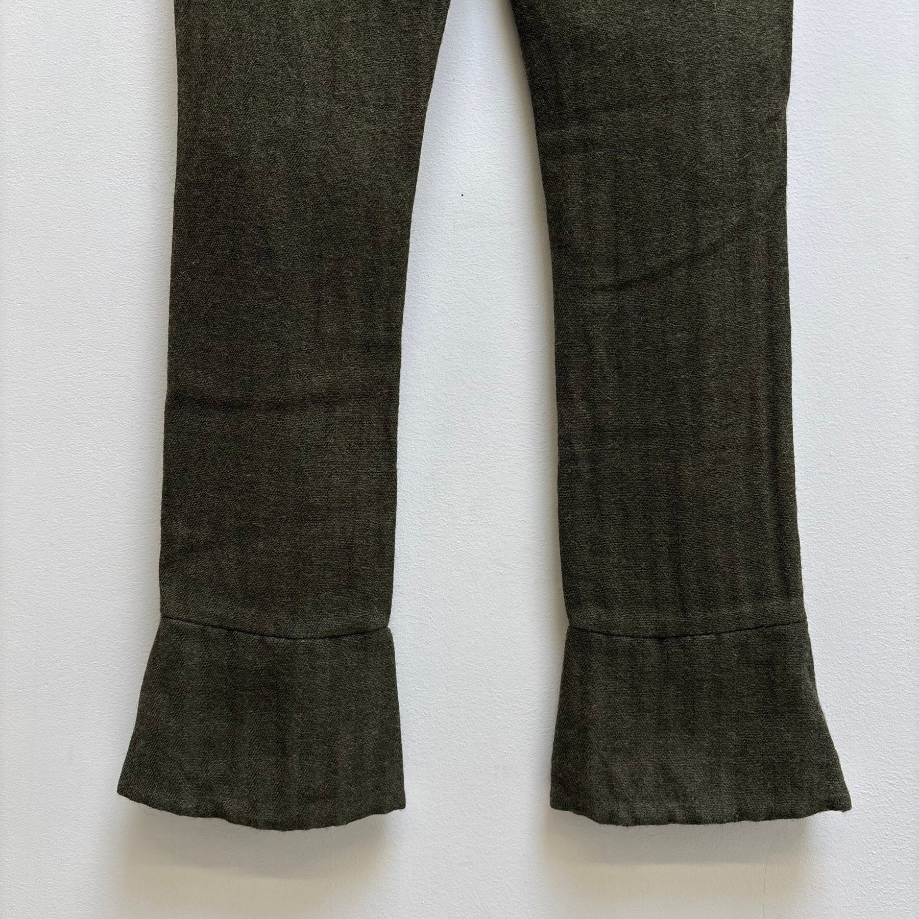 Miu Miu Wool Flare Trousers - Image 9