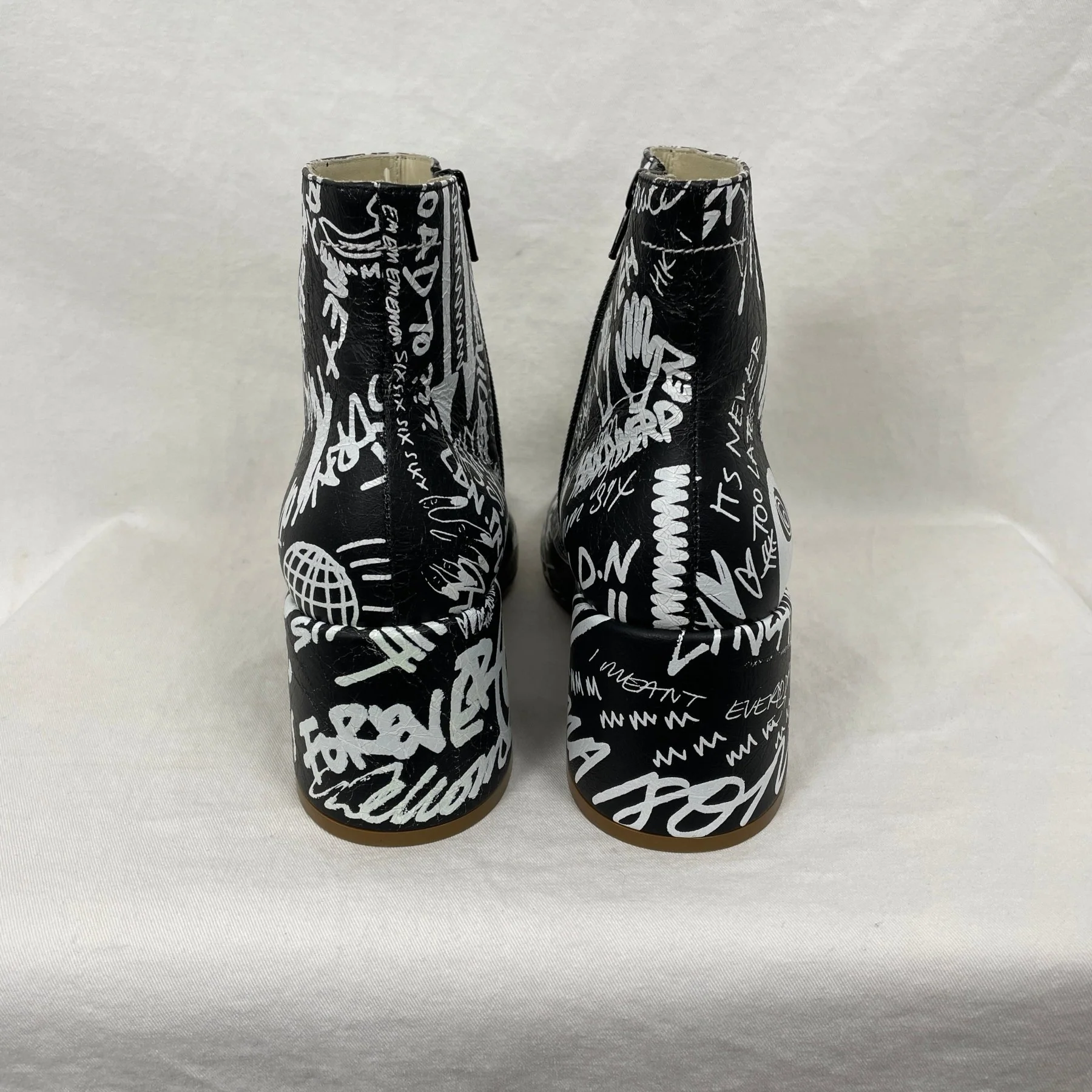 MM6 Graffiti Ankle Boot - Image 4